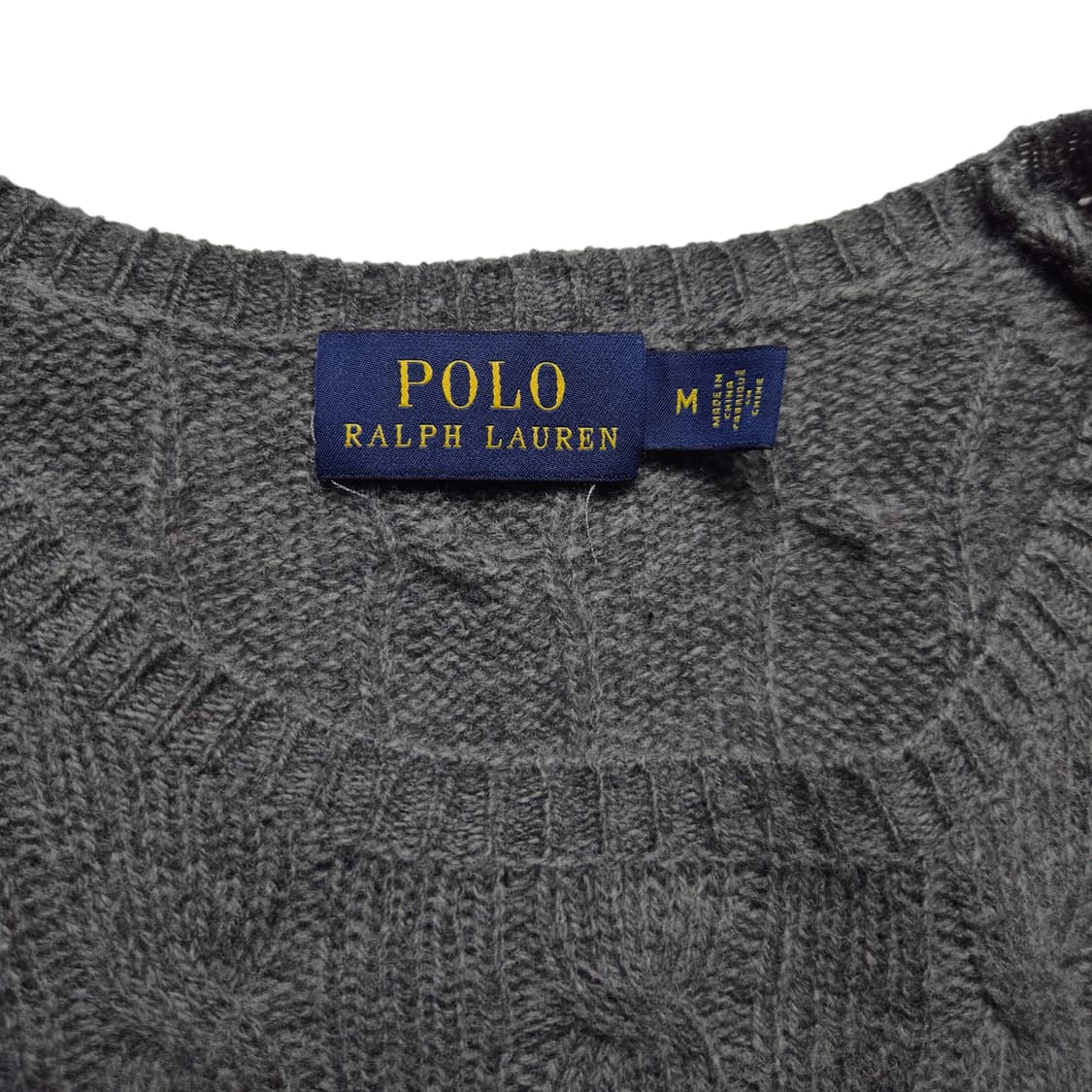 [M] 폴로 랄프로렌 울캐시미어 케이블 니트 상품이미지6