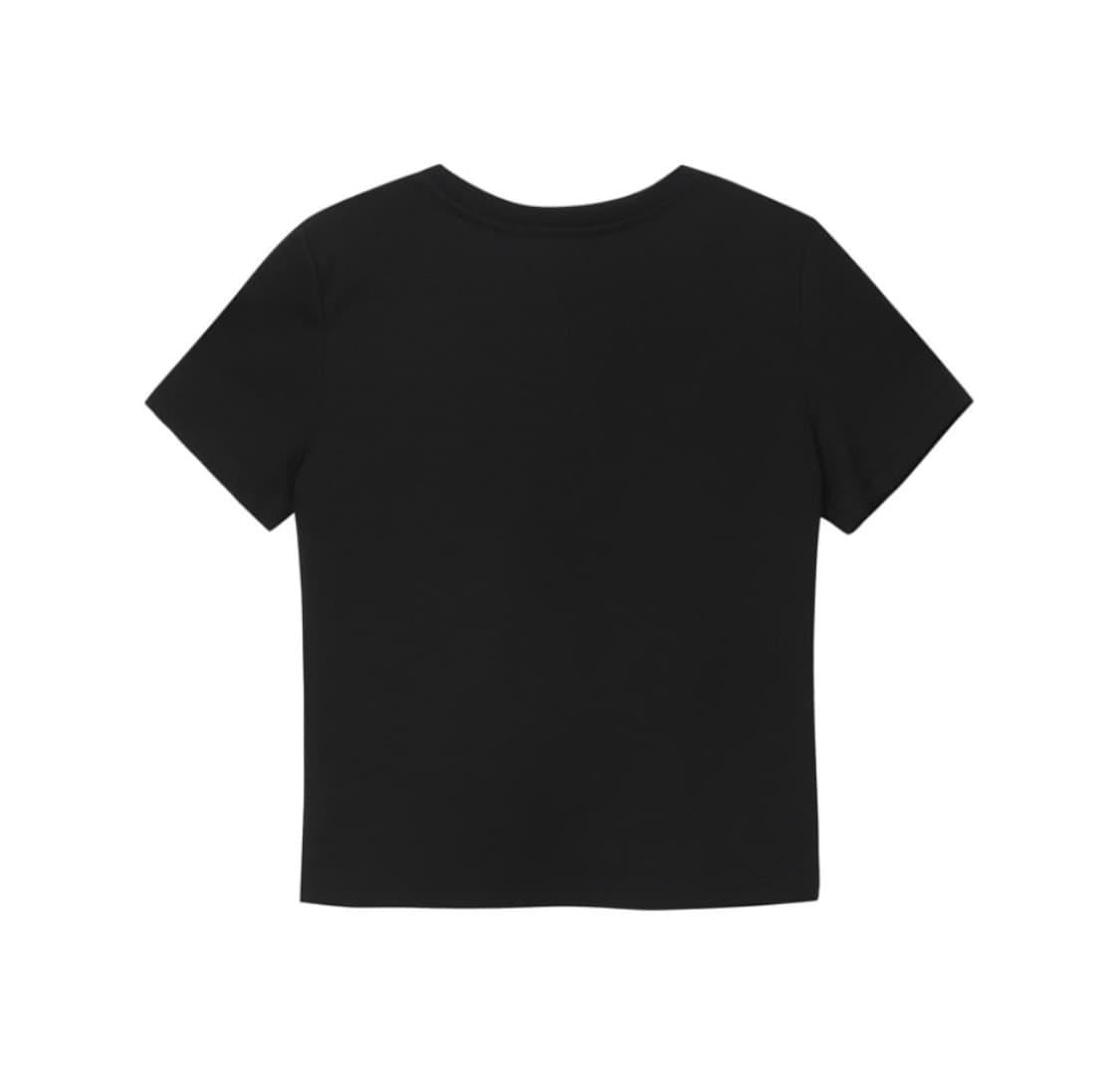 미세키서울 로고 숏 슬리브 반팔 티서츠 블랙 상품이미지4