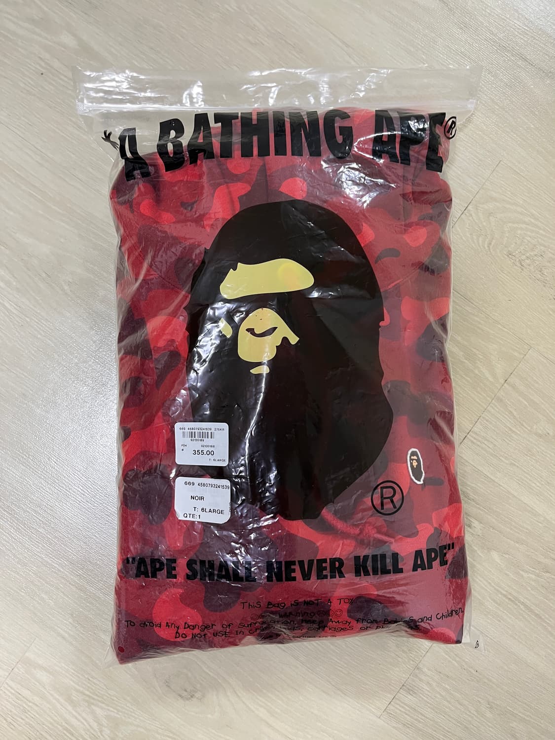 베이프 후드티 2XL 상품이미지5