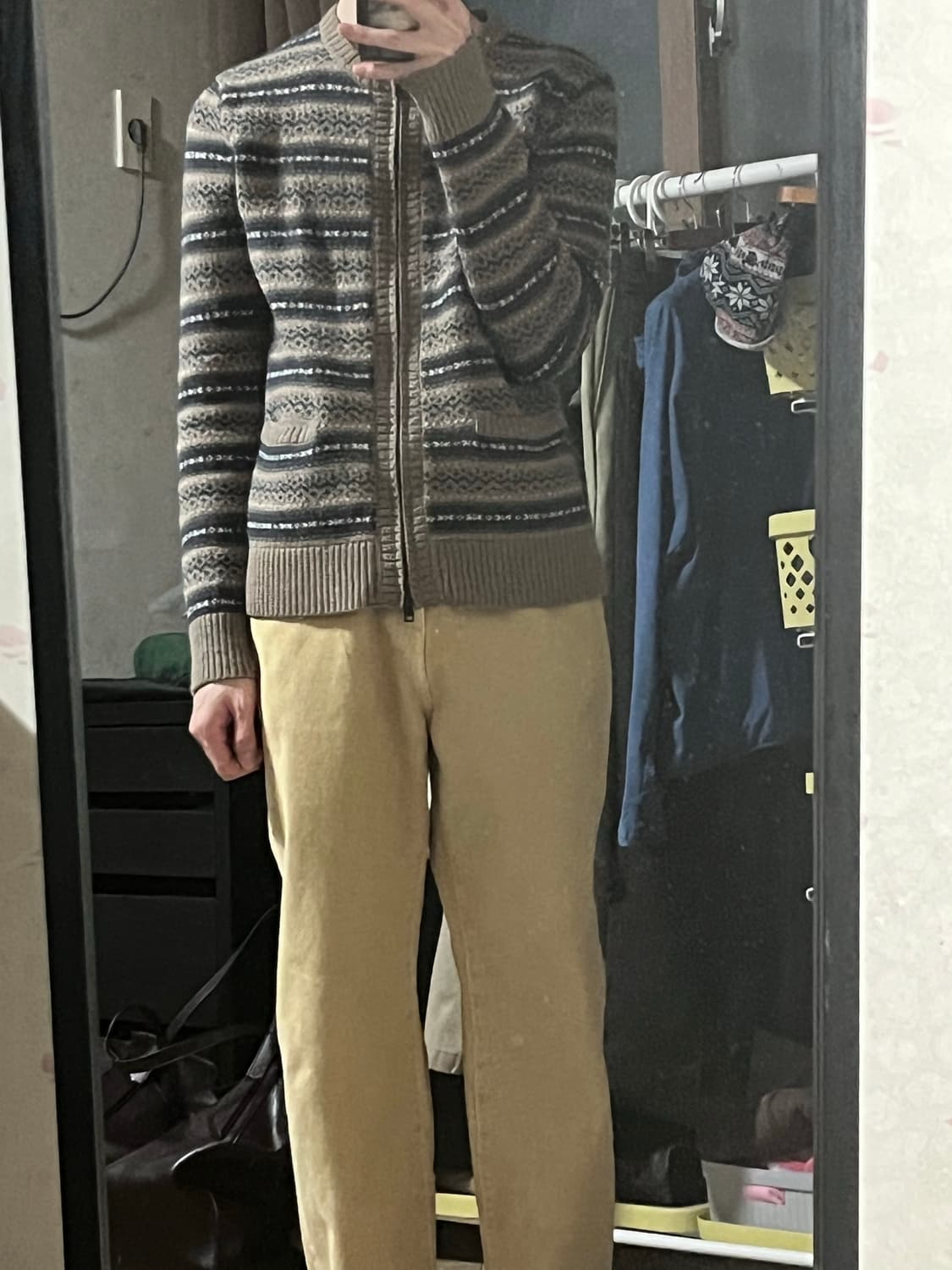 착샷o)넘버나인 페어아일 니트 가디건 극레어 상품이미지8