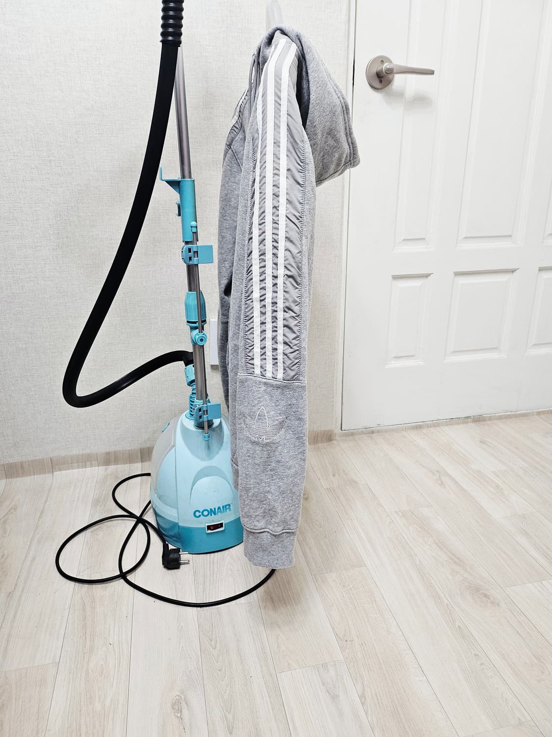 (100)L☆초대장급☆ 아디다스 파이어버드 [실버그레이] 트랙탑 후드져지 상품이미지5