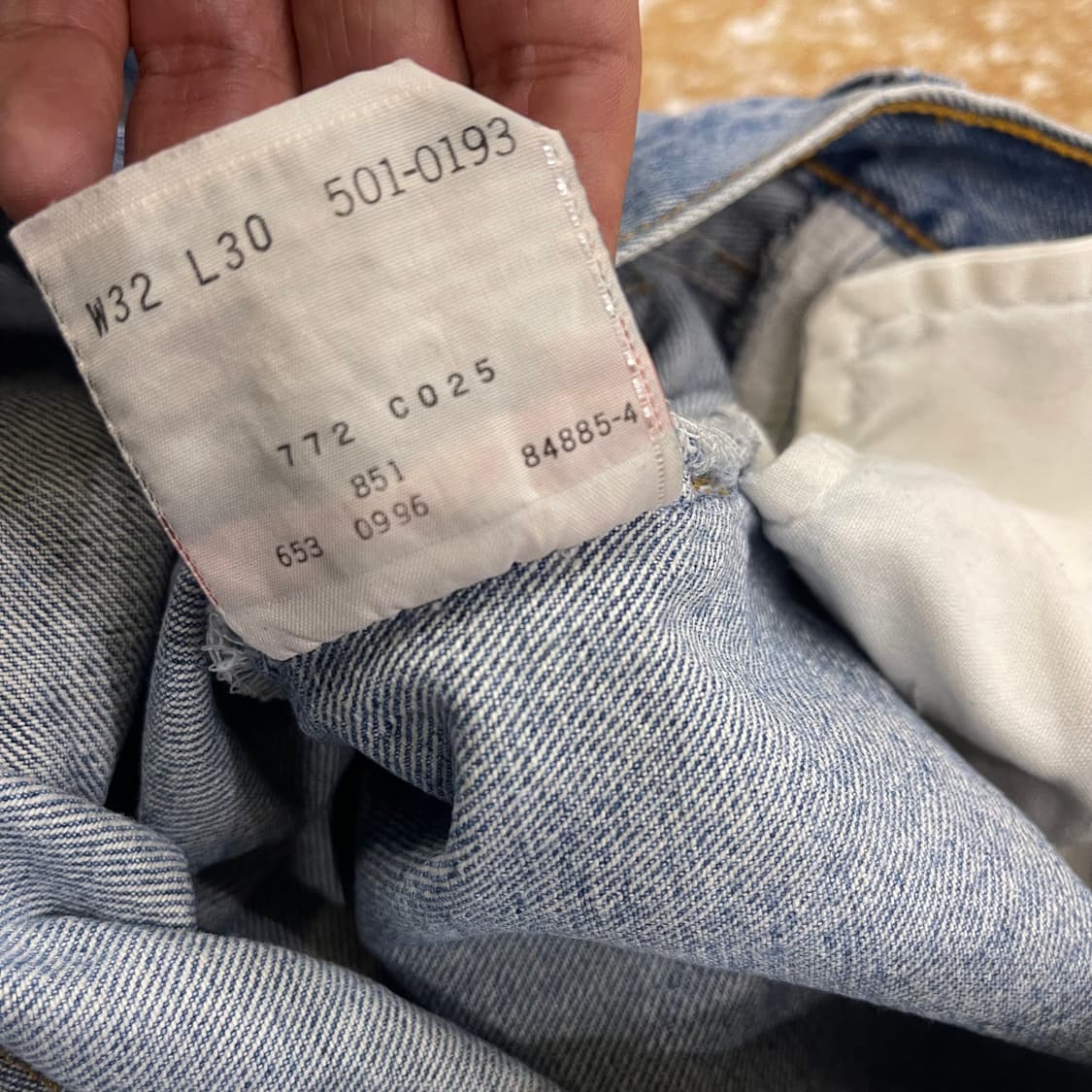  90's Levi's 501 w32l30  made in usa 상품이미지3