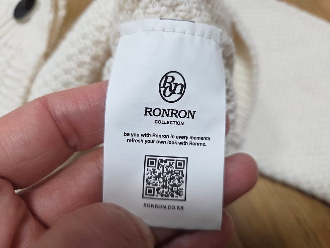 론론(RONRON) 트위드 니트가디건 55-66 상품이미지9