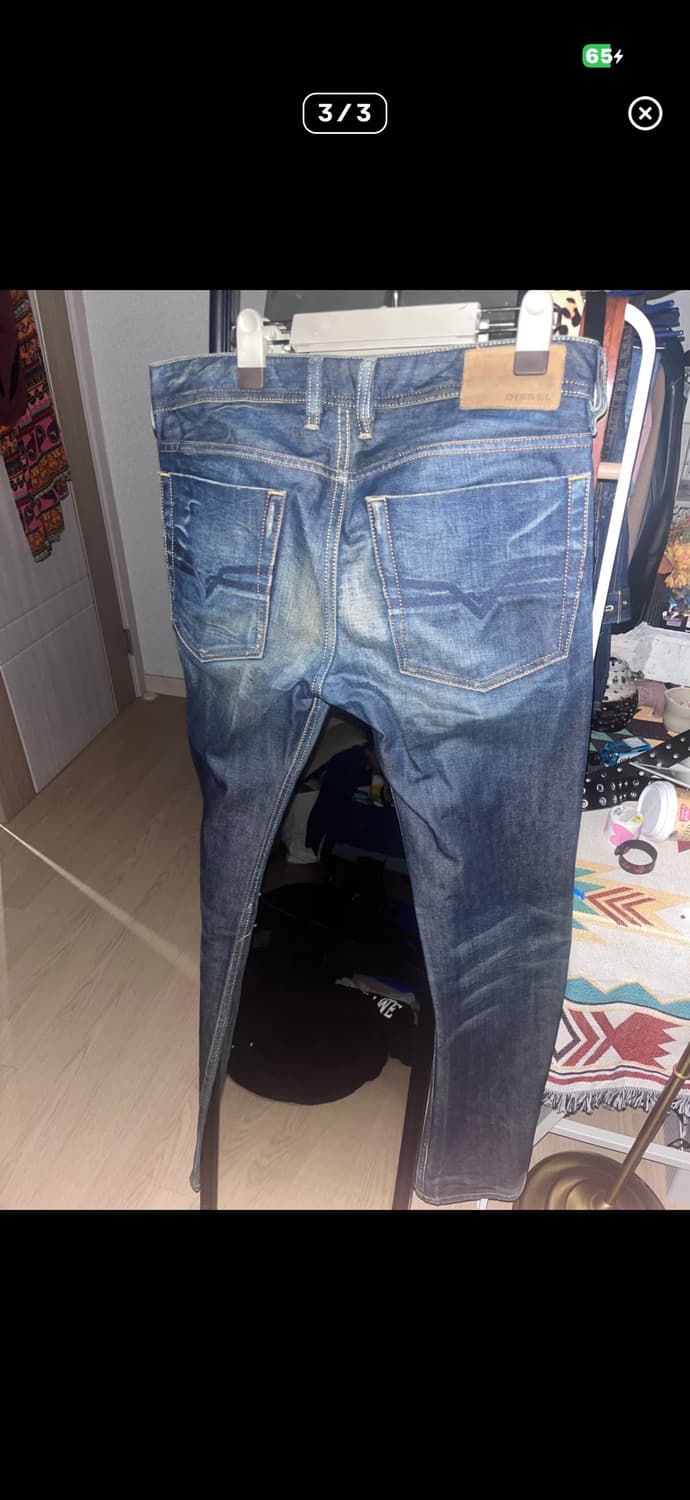 디젤 빈티지 슬림핏 데님팬츠 상품이미지3