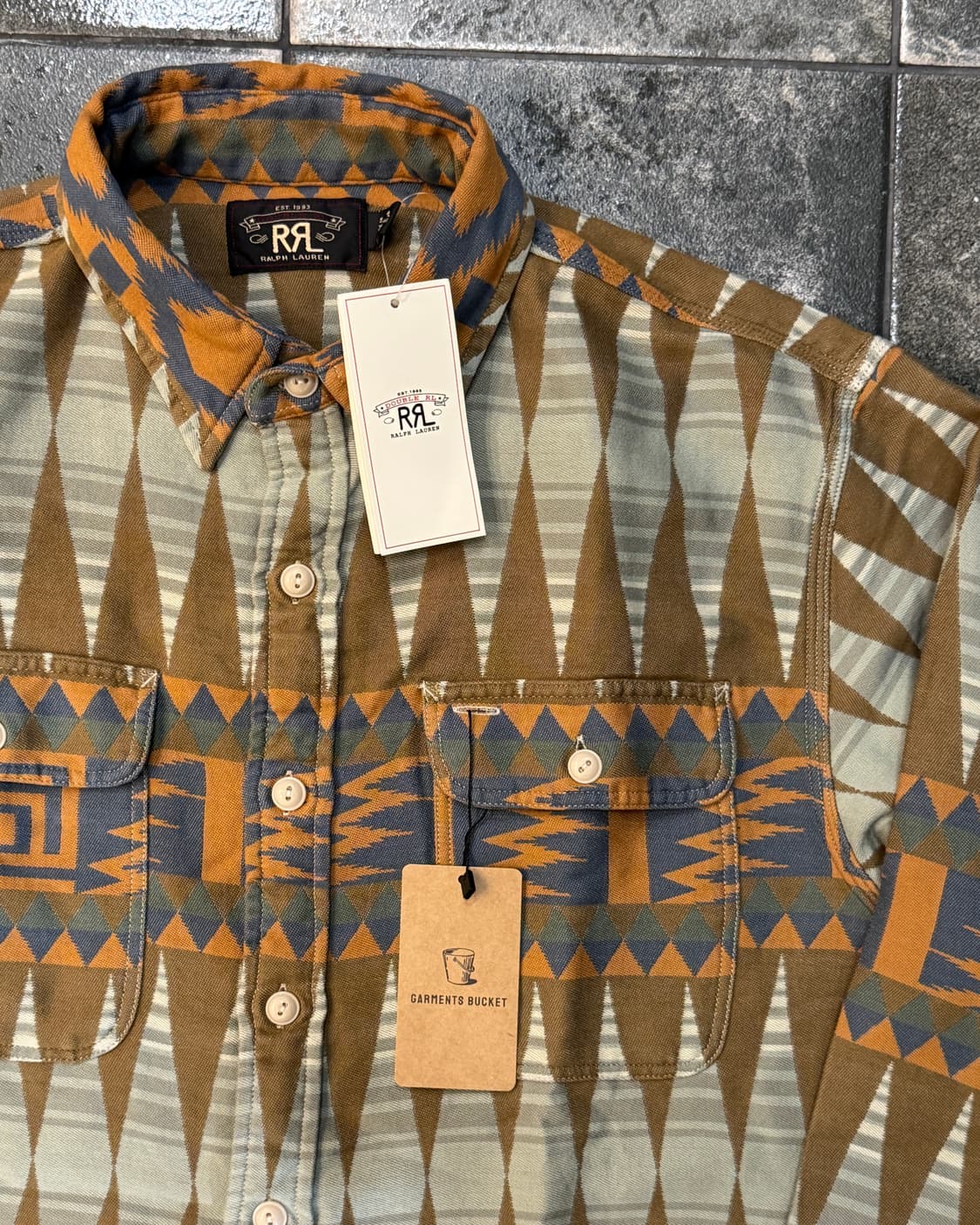 RRL 네이티브 패턴 워크셔츠 더블알엘 상품이미지5