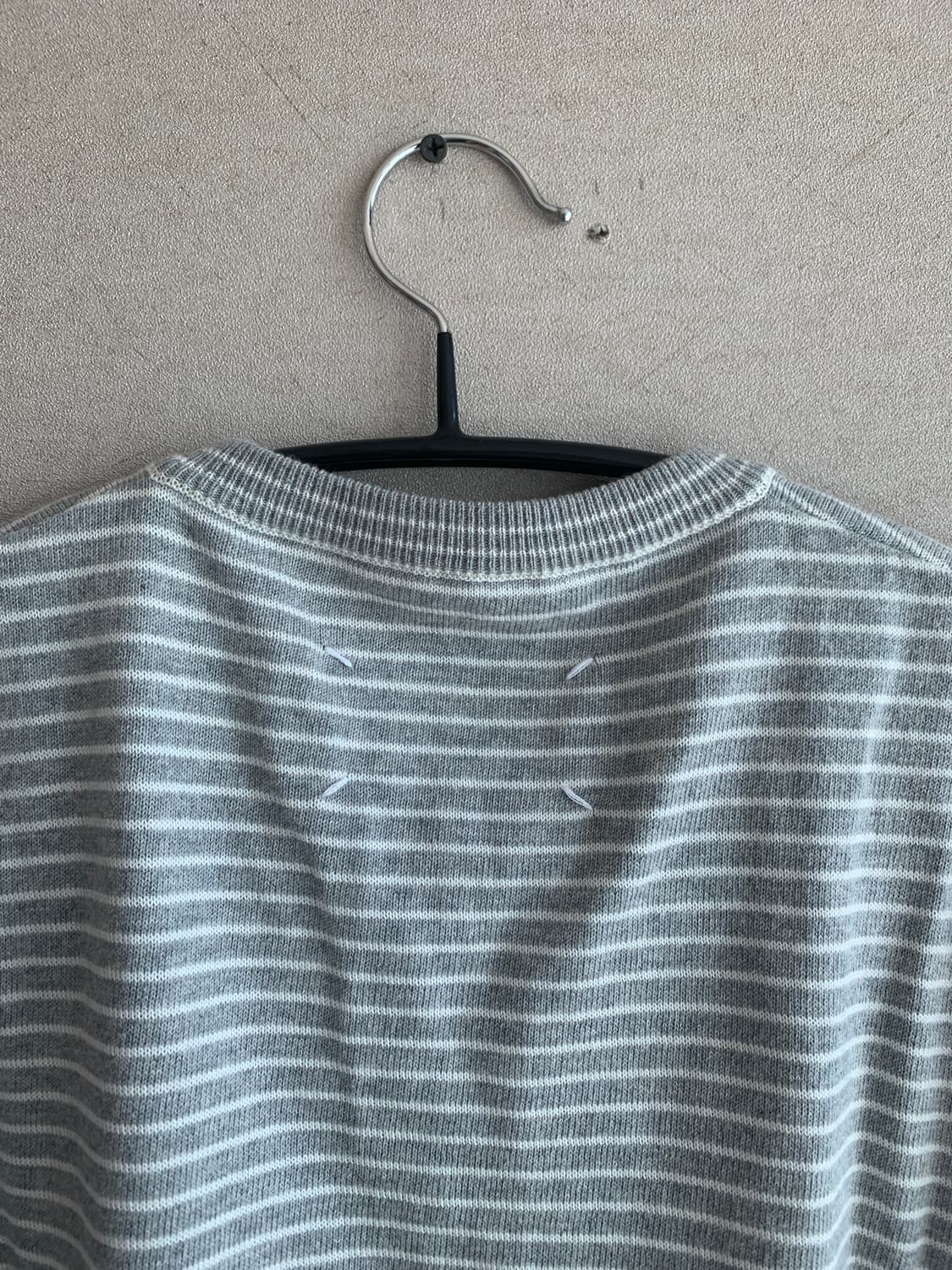 마르지엘라 브이넥 스트라이프 니트 S 상품이미지8