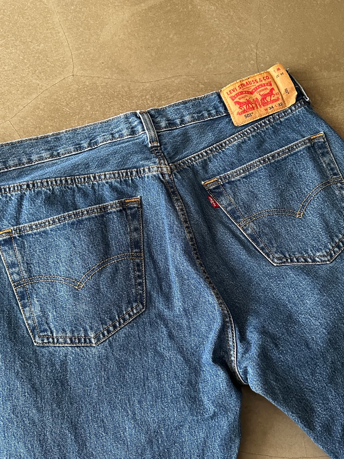 Levis 501 데님 팬츠 W34 L32 상품이미지3