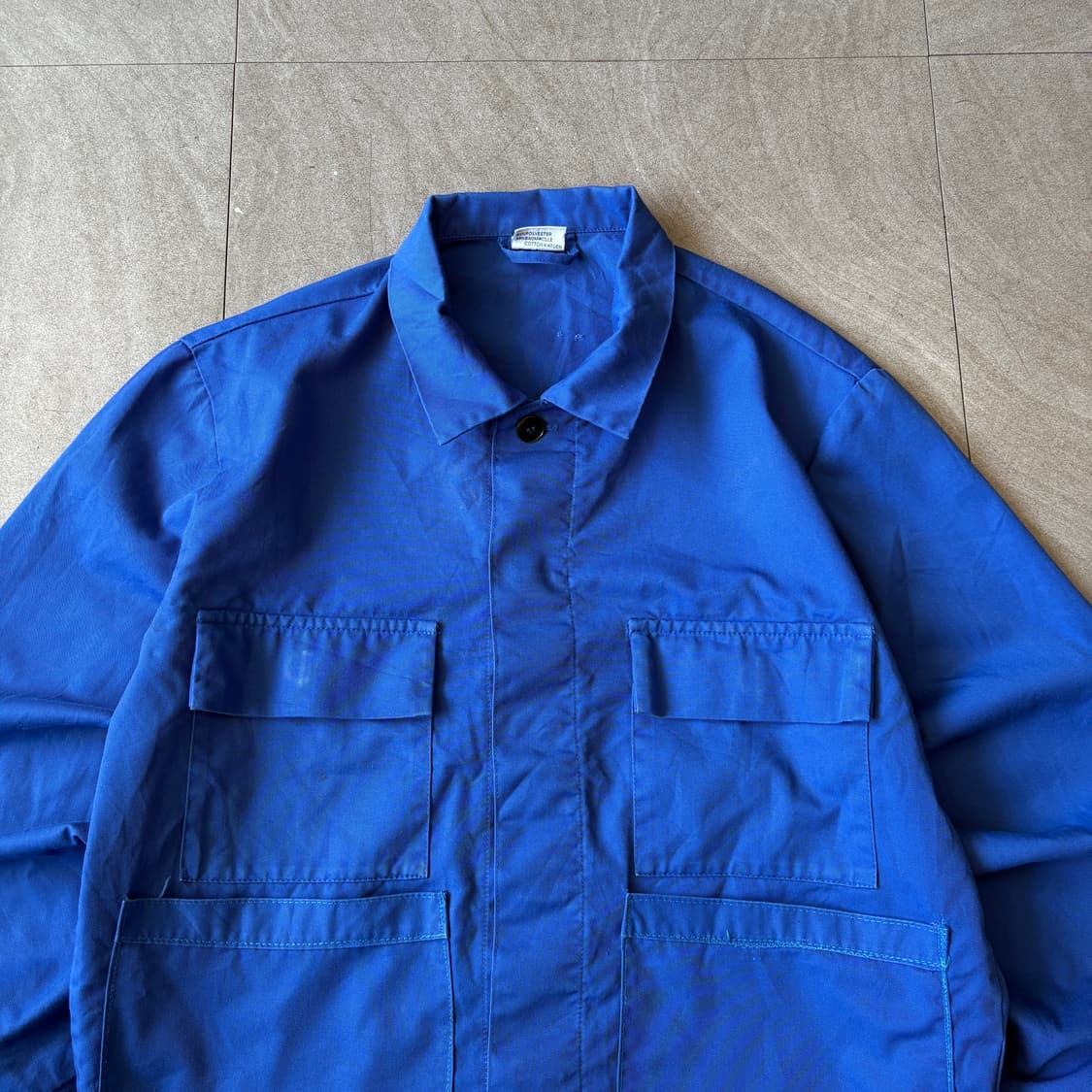 90년대 빈티지 프랑스 생산 프렌치 워크 트윌코튼 자켓 상품이미지3