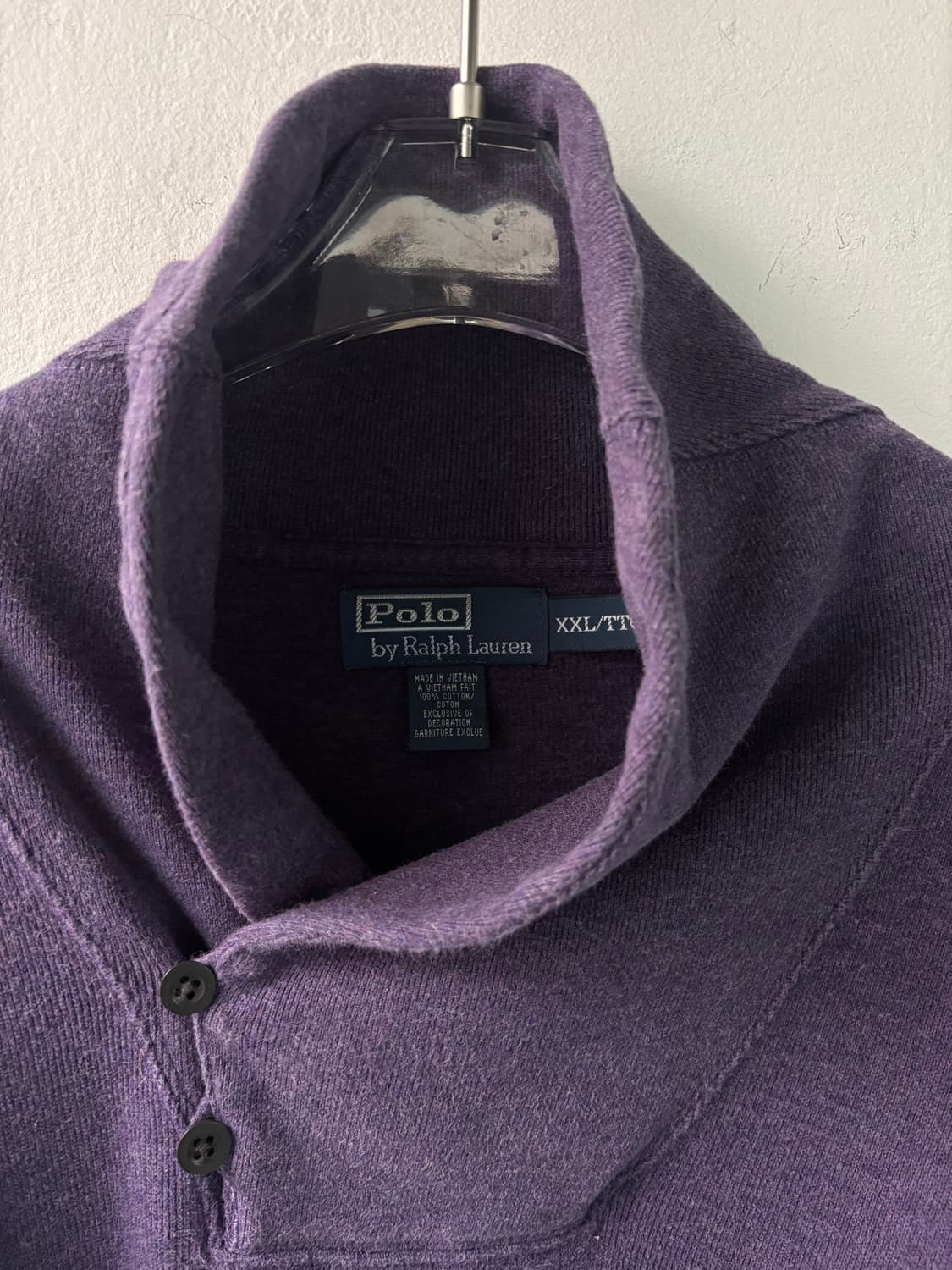 폴로 랄프로렌 숄카라 오버사이즈 스웻 상품이미지4