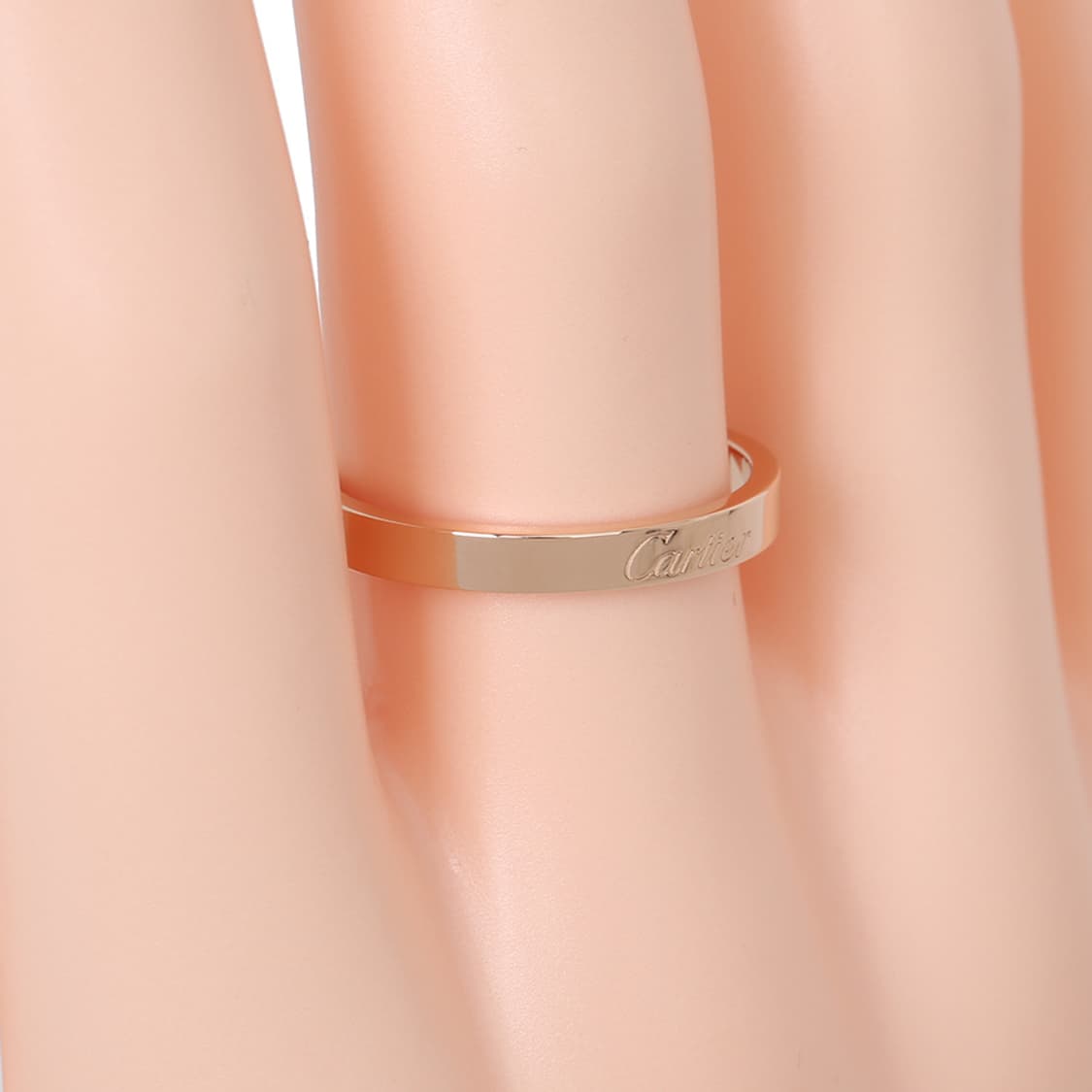 C 드 까르띠에 웨딩 밴드 링 핑크골드 웨딩반지 63호 B4087200 상품이미지7