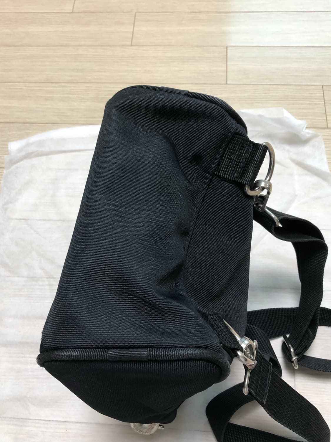 베네통 검정 캔버스 투웨이백 백팩 크로스백 숄더백 상품이미지8