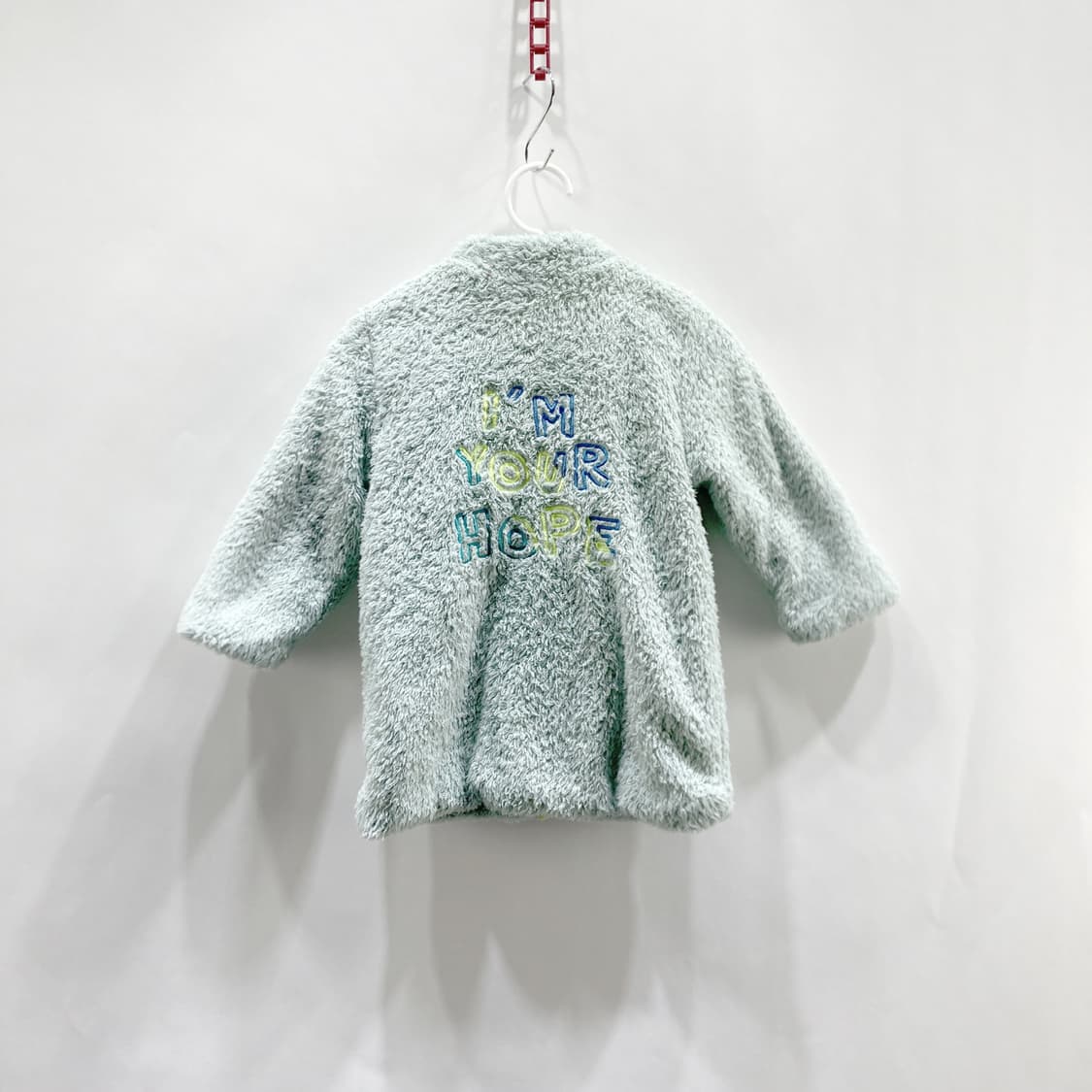 아가방 키즈 플리스 배색롱점퍼 110 상품이미지2