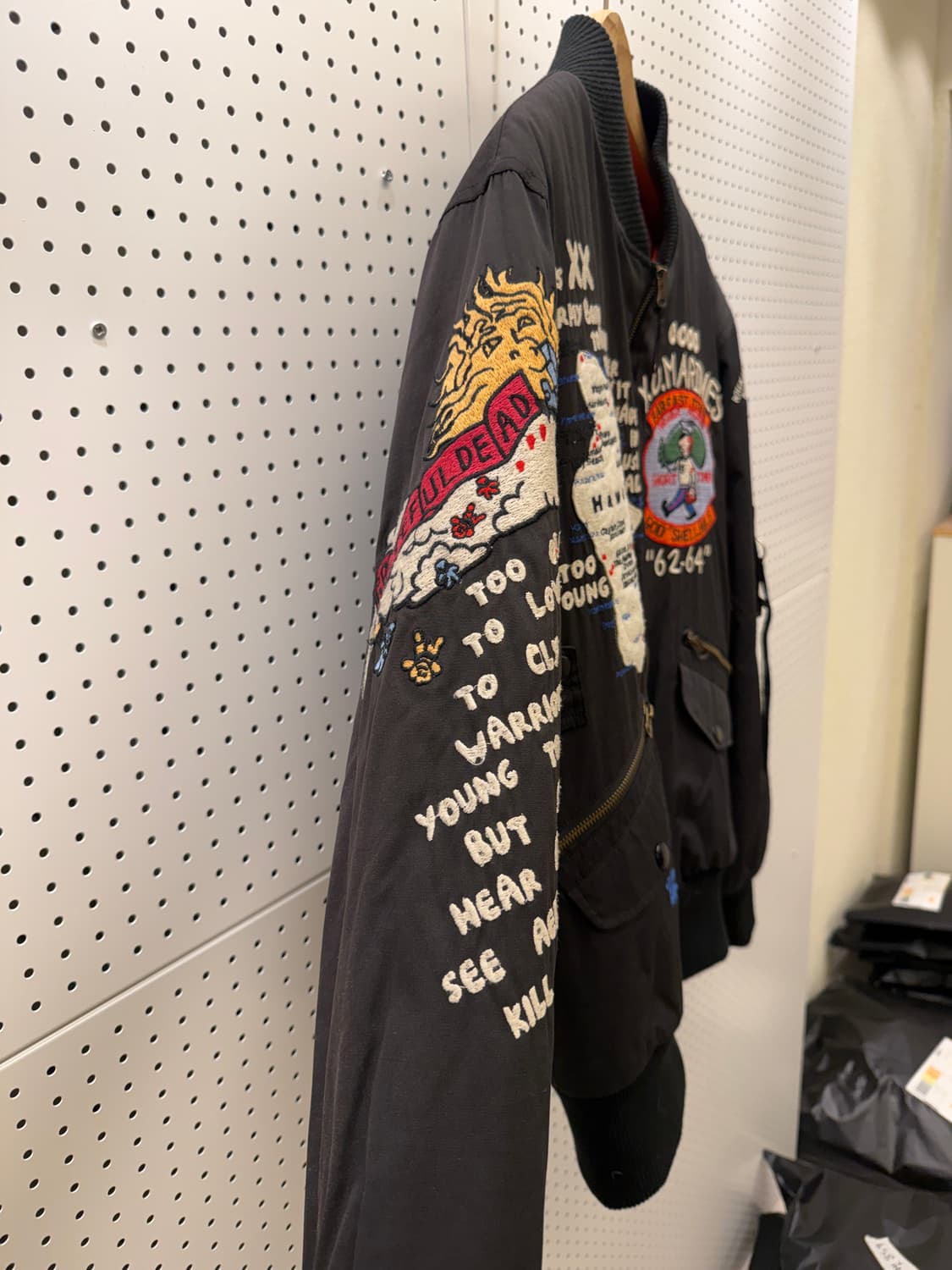 빈티지 패치워크 ma-1 U944 상품이미지7