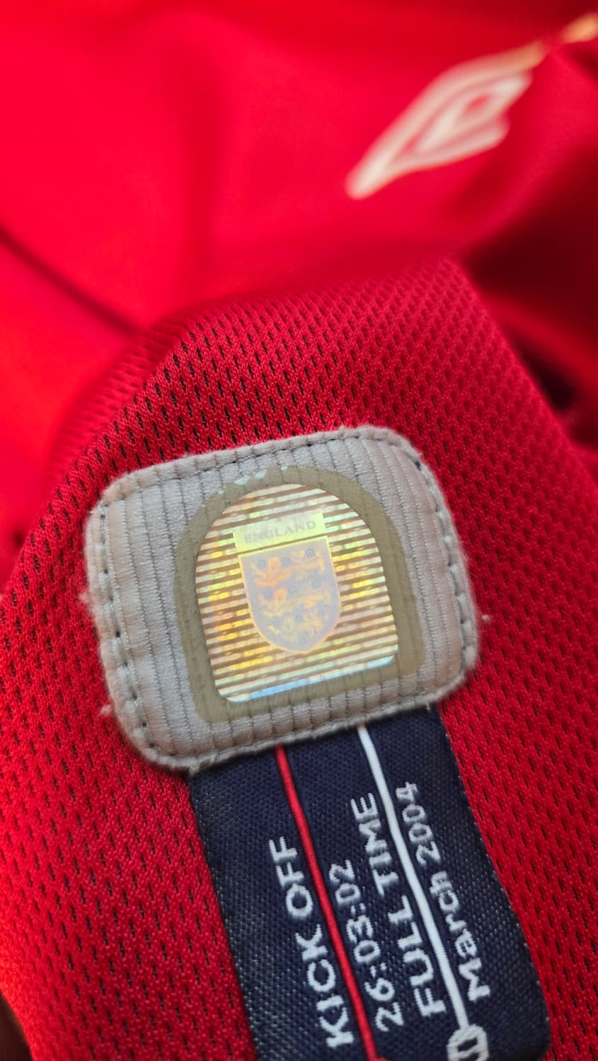 02-04 잉글랜드 어웨이 베컴 축구유니폼 상품이미지3