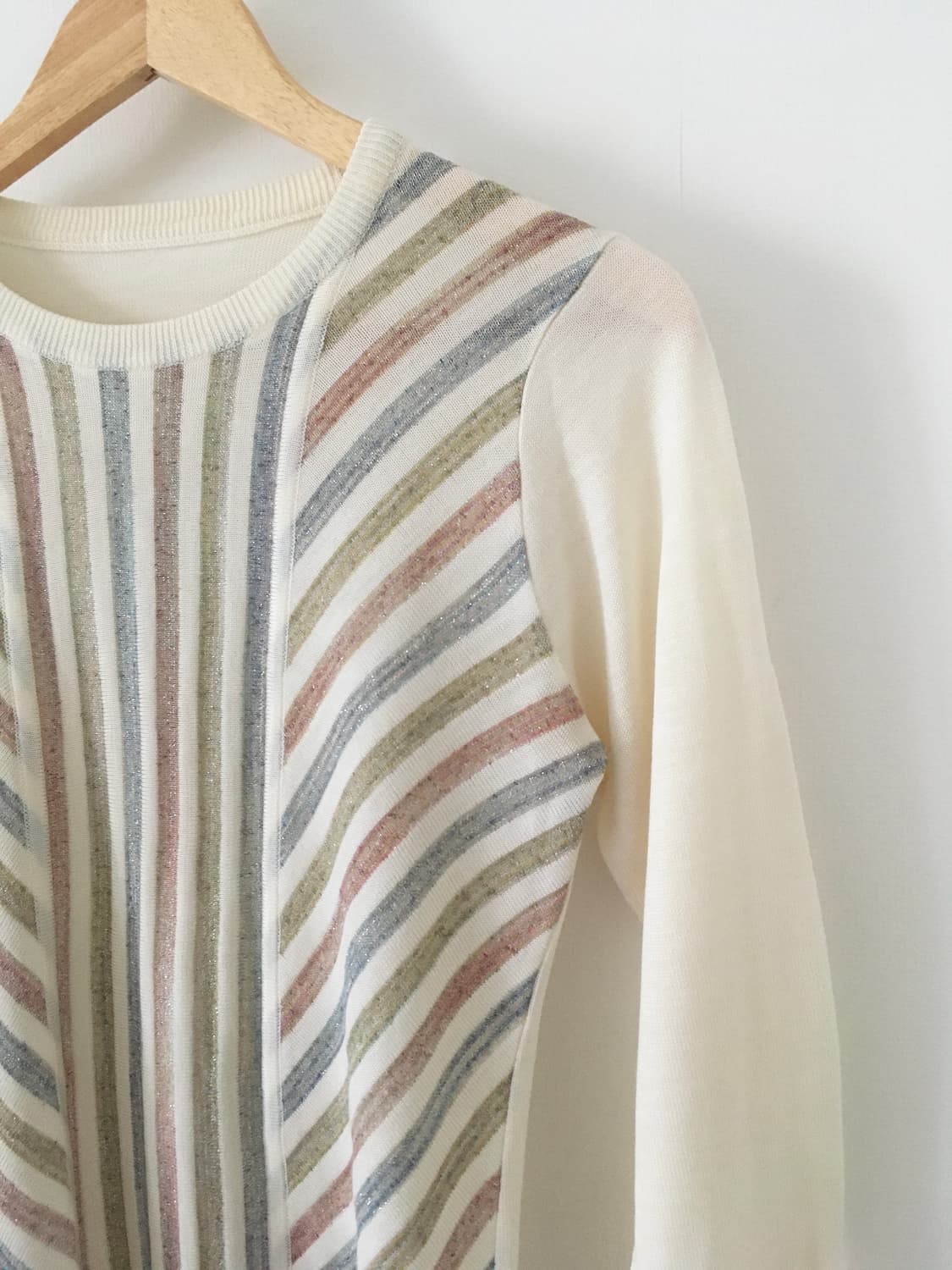 Glitter line knit top 상품이미지3