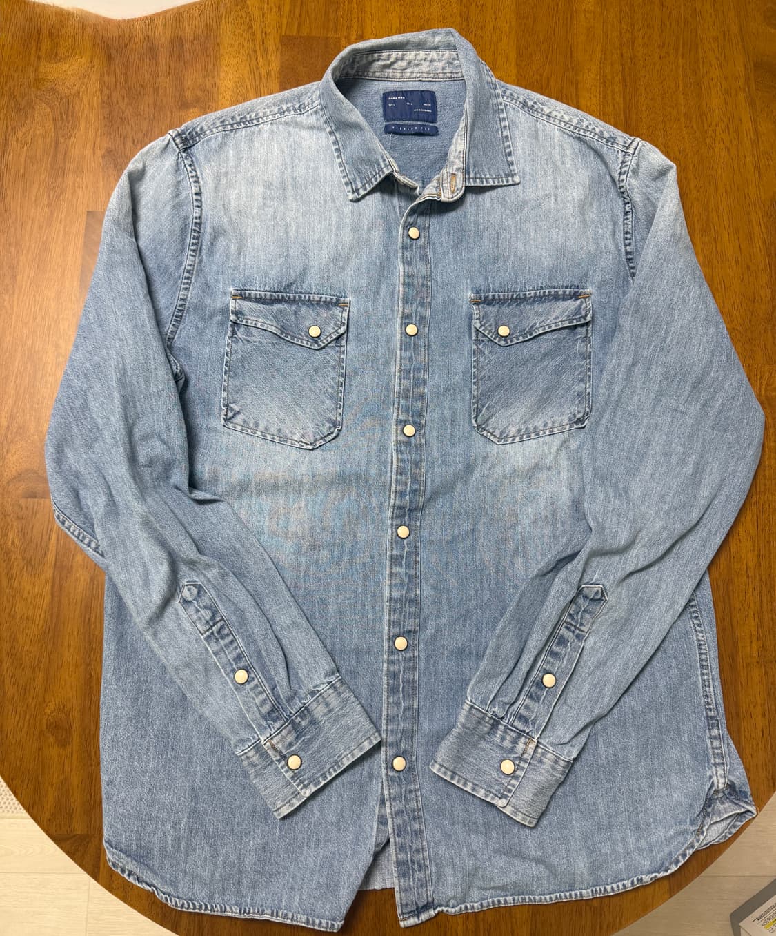 [100] 자라 ZARA 데님 셔츠 상품이미지1