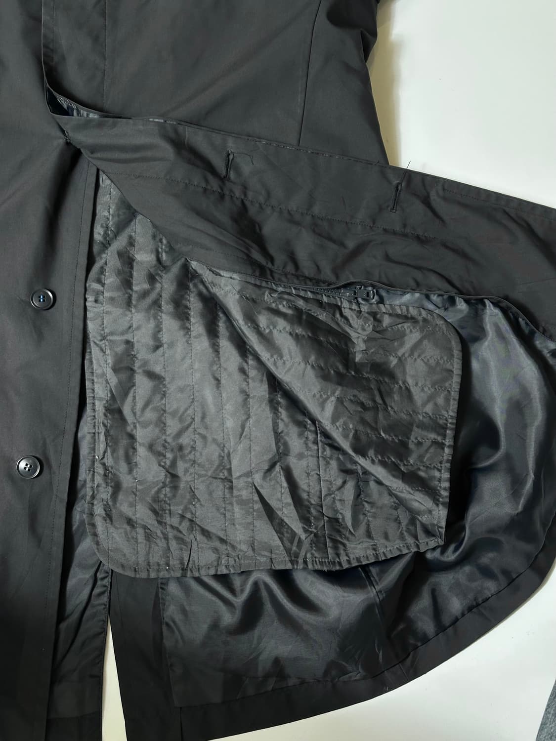 미니멀 블랙 코트 상품이미지7