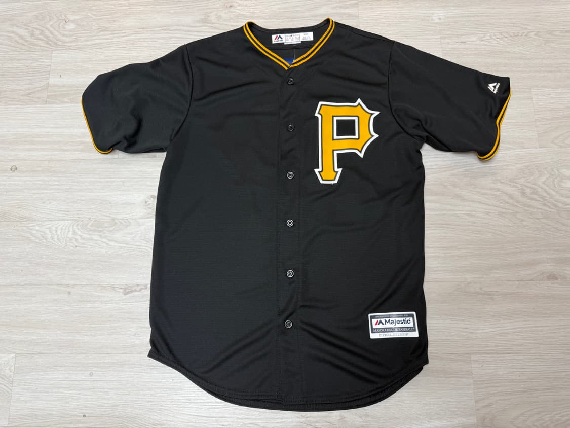 [M] 마제스틱 MLB 피츠버그 쿨베이스 강정호 마킹 유니폼 상품이미지3