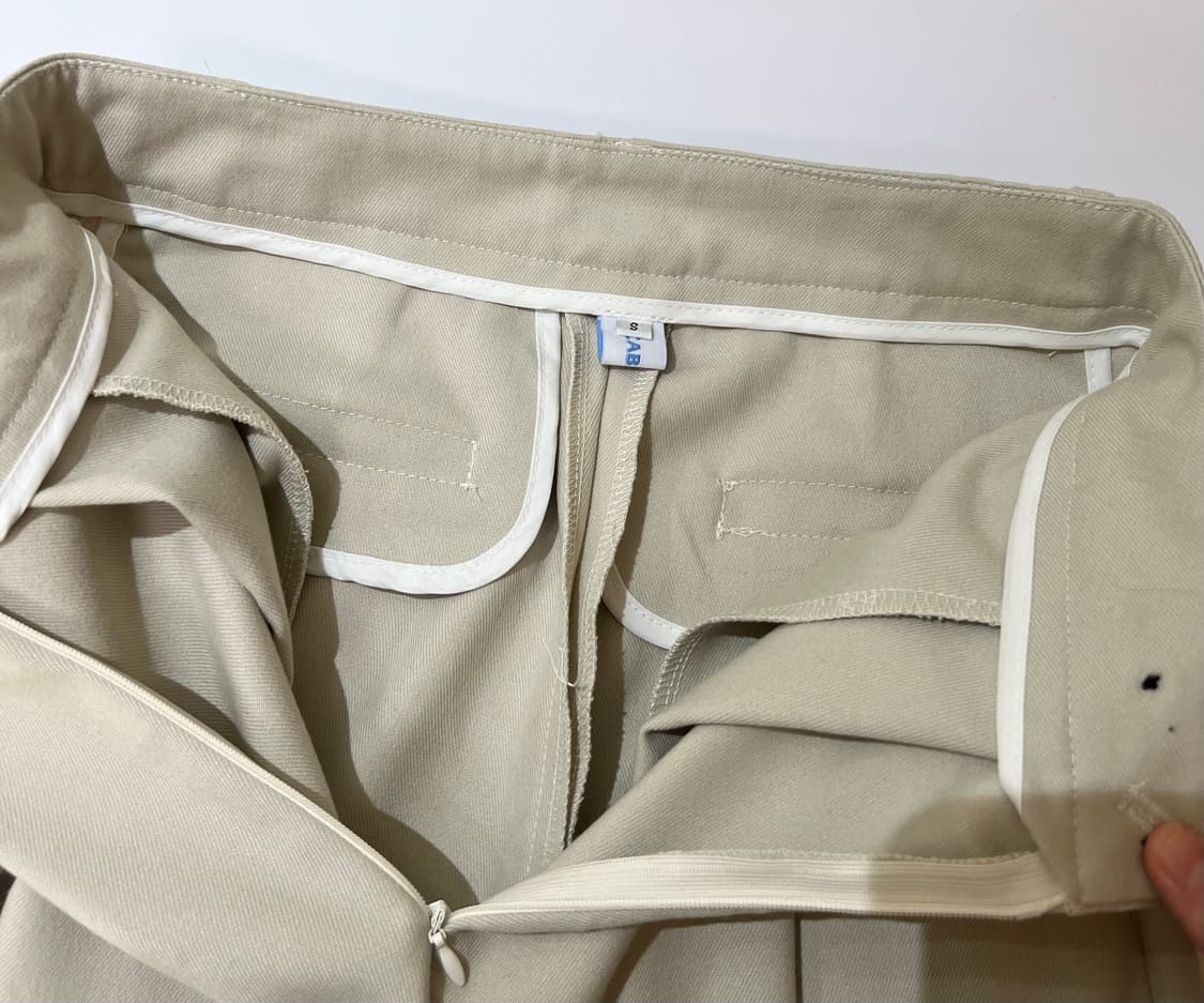 하이웨이스트 와이드 랩 슬랙스(s) 상품이미지8