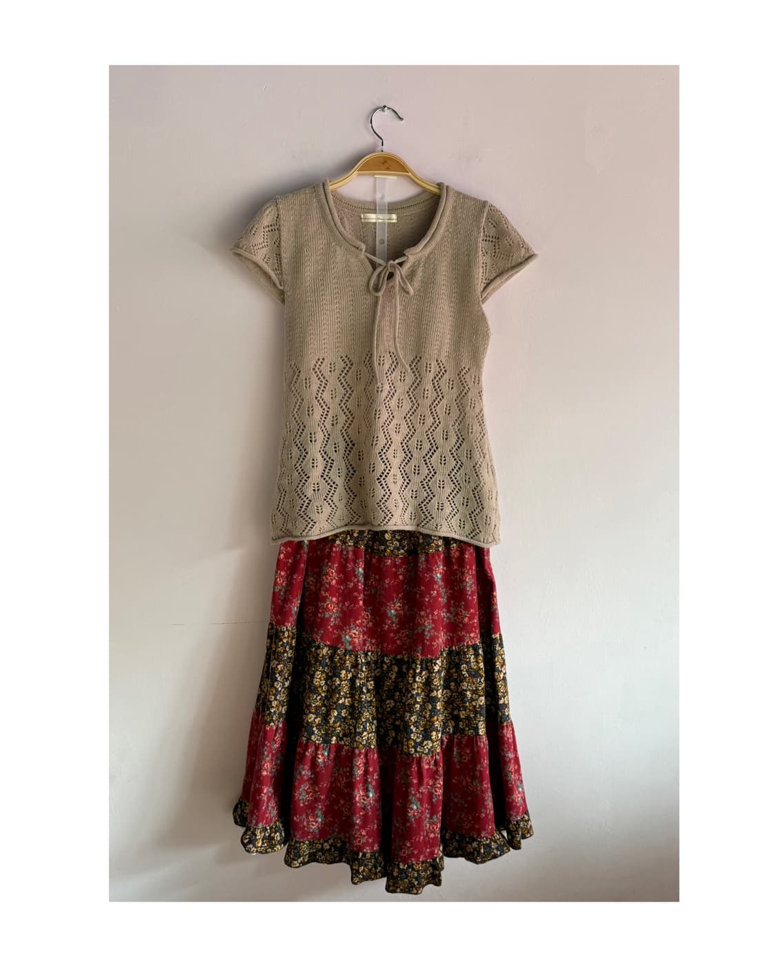 캉캉 잔꽃스커트 일본빈티지 상품이미지4