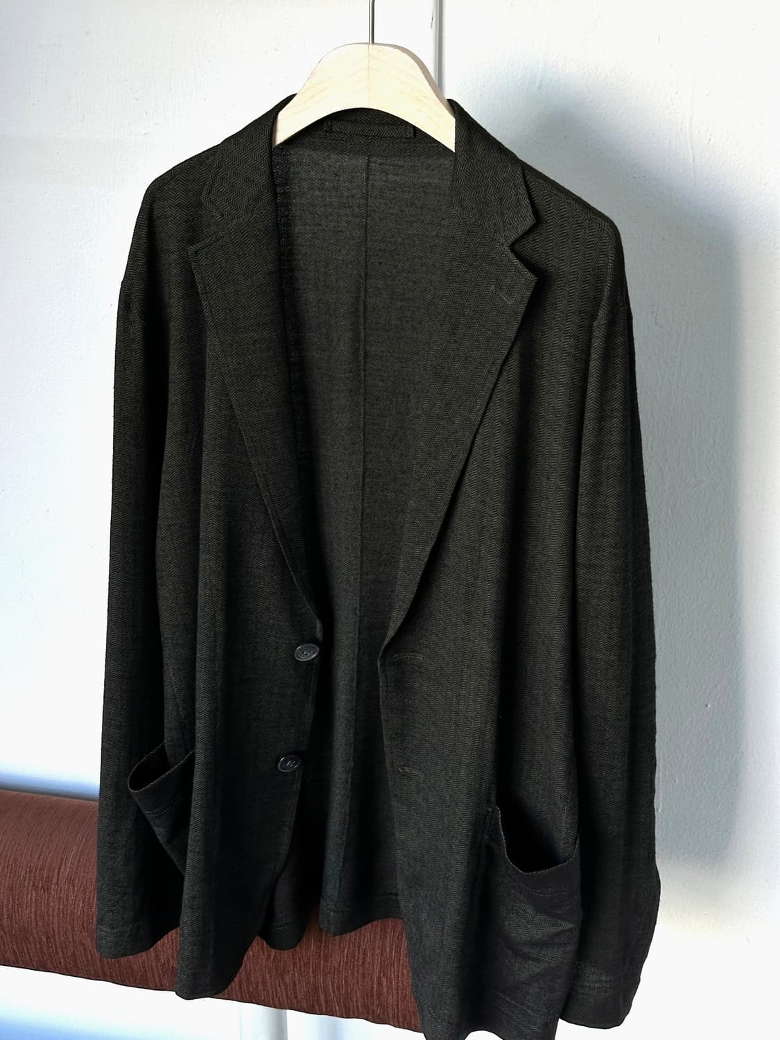 Loose design light wool single jacket 상품이미지8
