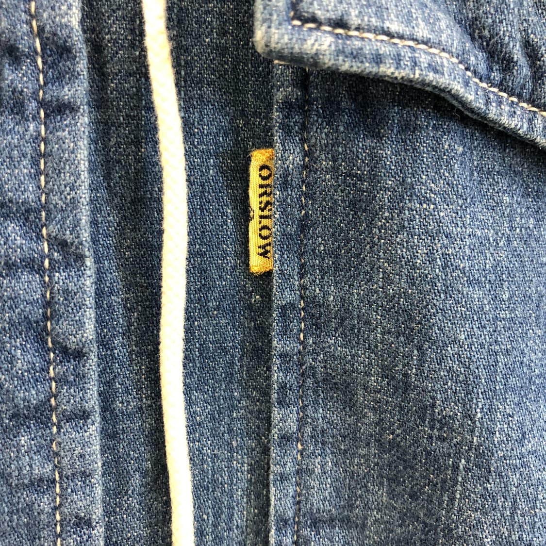 오어슬로우 후드 데님셔츠 2 상품이미지3