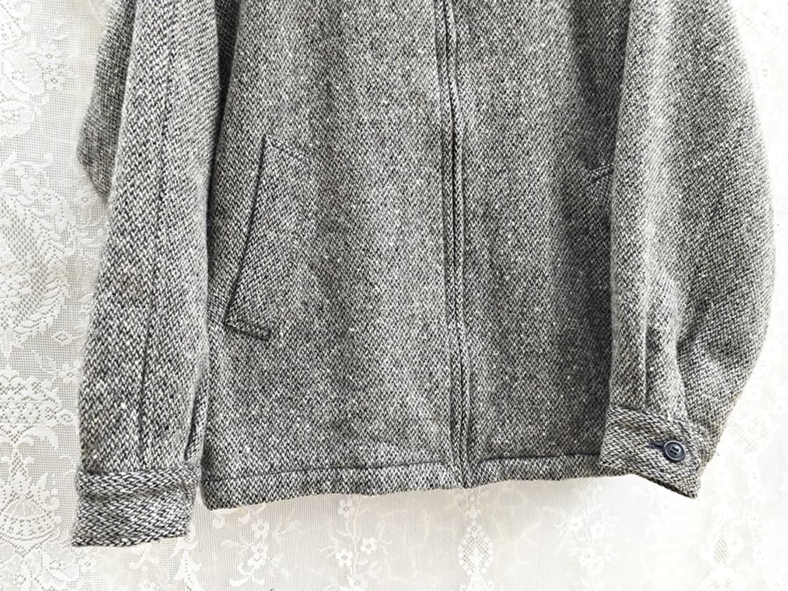 트위드 울 집업 자켓 (made in japan) 상품이미지3