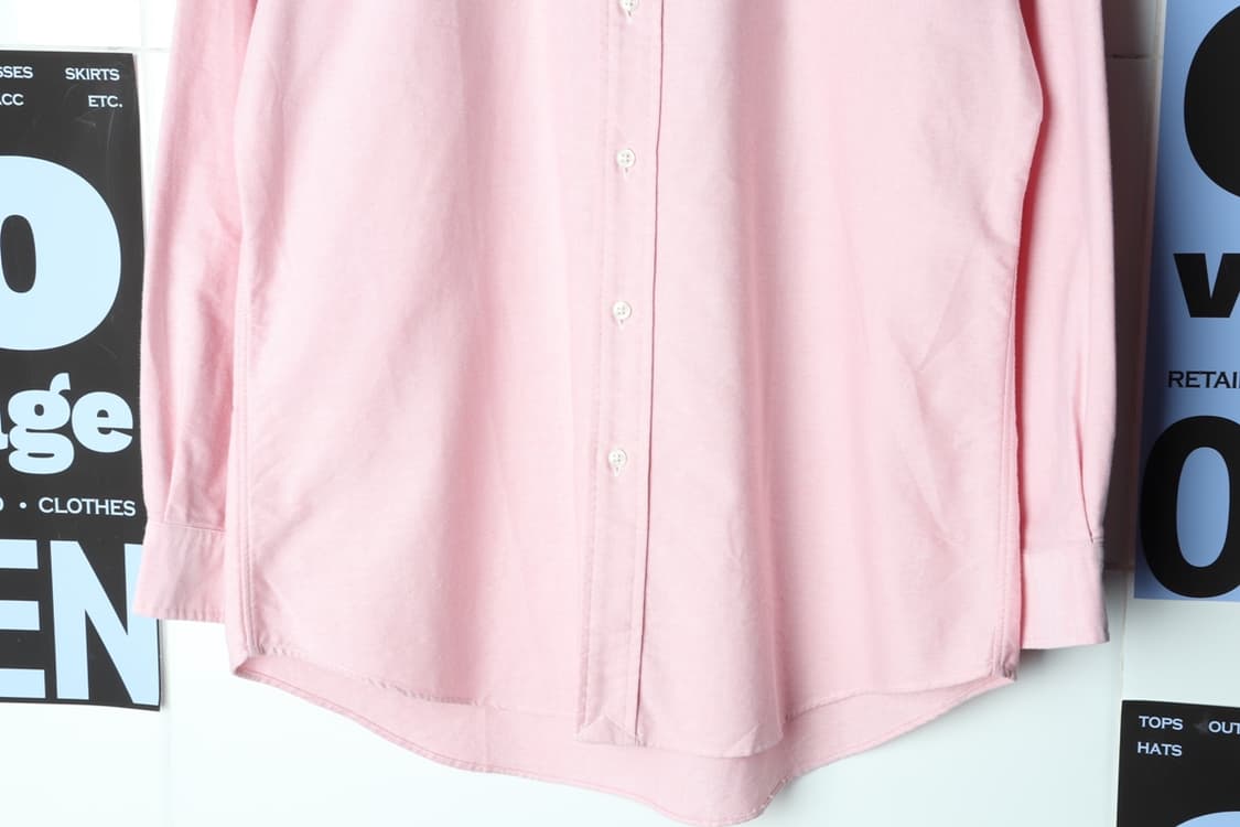 (L-2XL) 폴로 랄프로렌 셔츠 남방 USA 무지 핑크-H31300 상품이미지4