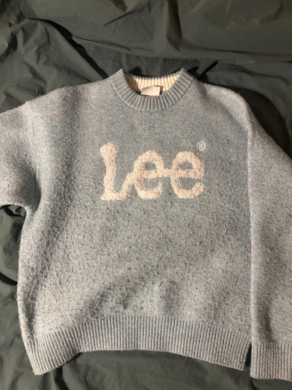 Lee 릴렉스핏 하늘색 니트 M 상품이미지1