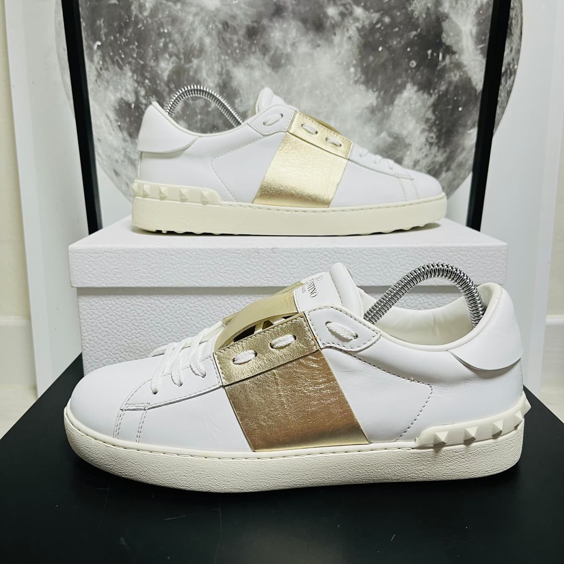 정품 39.5) 발렌티노 골드 히든 스니커즈 250~255 상품이미지1