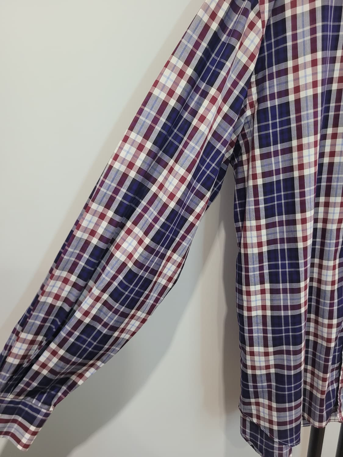 폴앤샤크 요팅 체크 긴팔 남성 셔츠 105~110사이즈 상품이미지3