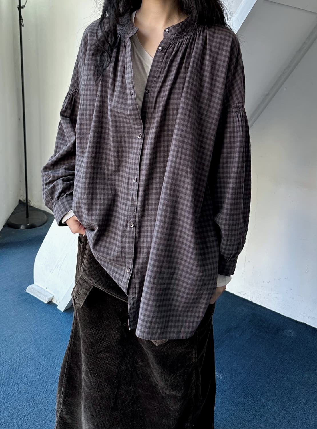 Wide silhouette High gauge cotton tunic  상품이미지7