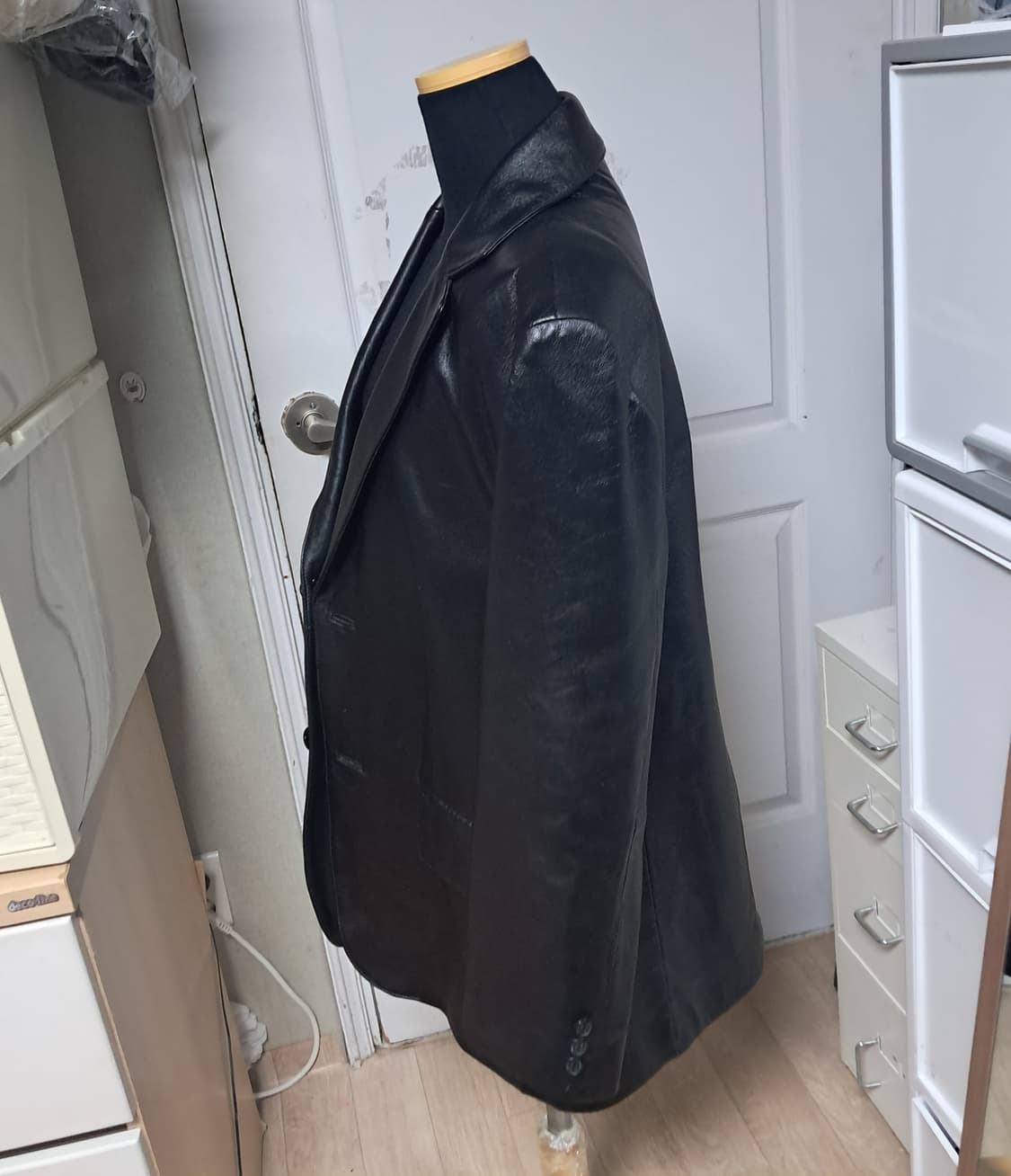 CLRIDE 클라이드 남성 블랙 양가죽 자켓 105(상태최상) 상품이미지2