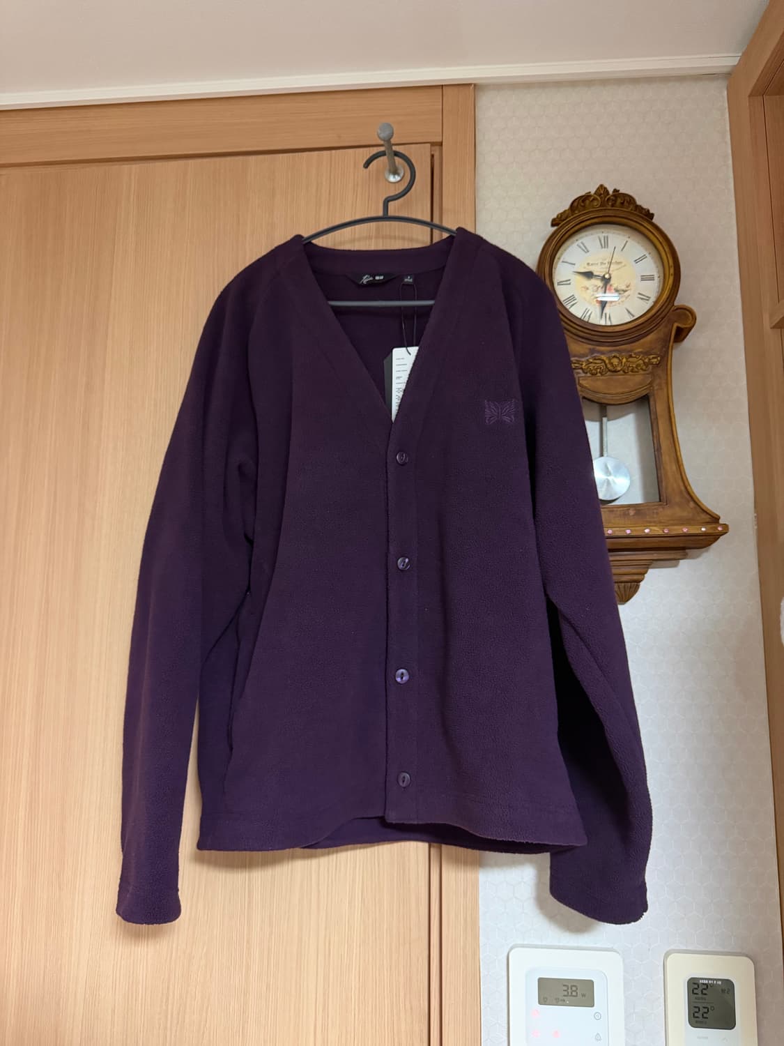 유니클로 니들스 가디건 퍼플 S 상품이미지1