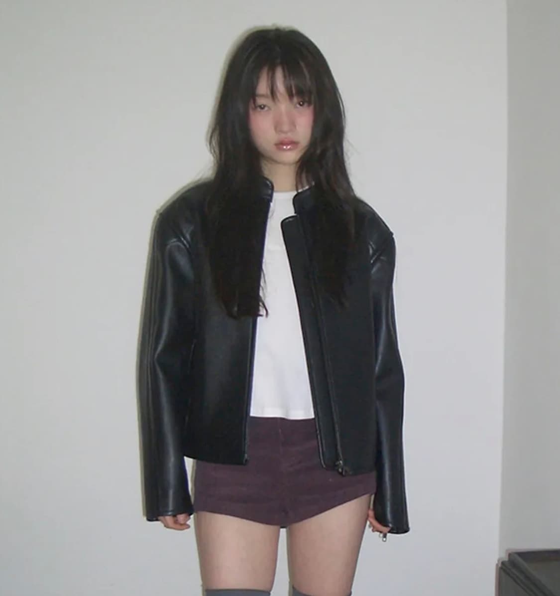 데어드 레이싱 레더 자켓 상품이미지3