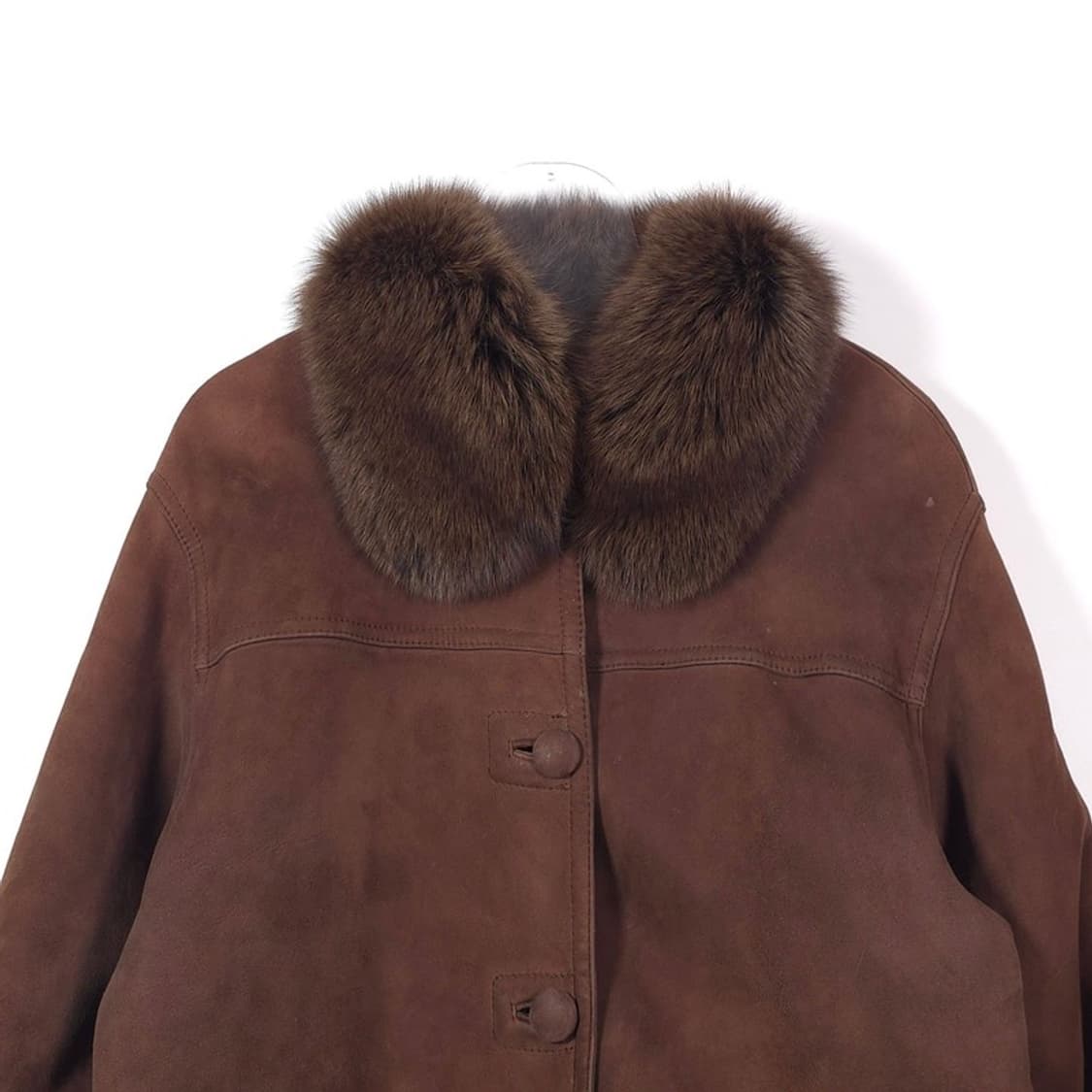 casey park 리얼 폭스 퍼 양가죽 무스탕 상품이미지3