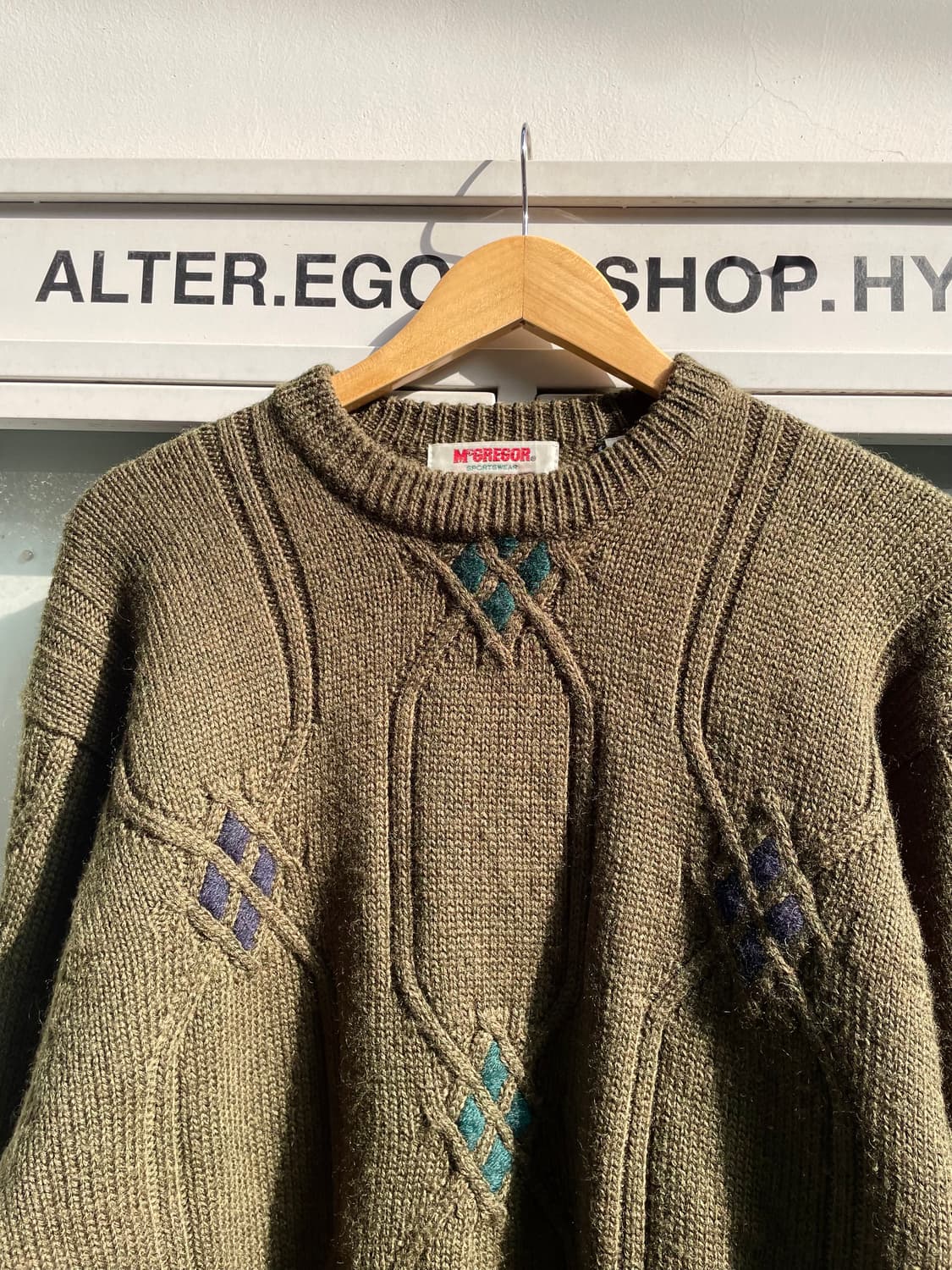 McGregor argyle wool knit 상품이미지2