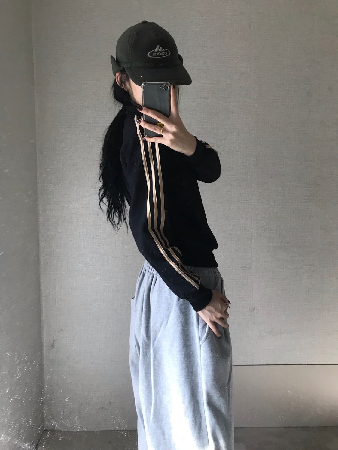 아디다스 블랙 골드 져지 상품이미지5