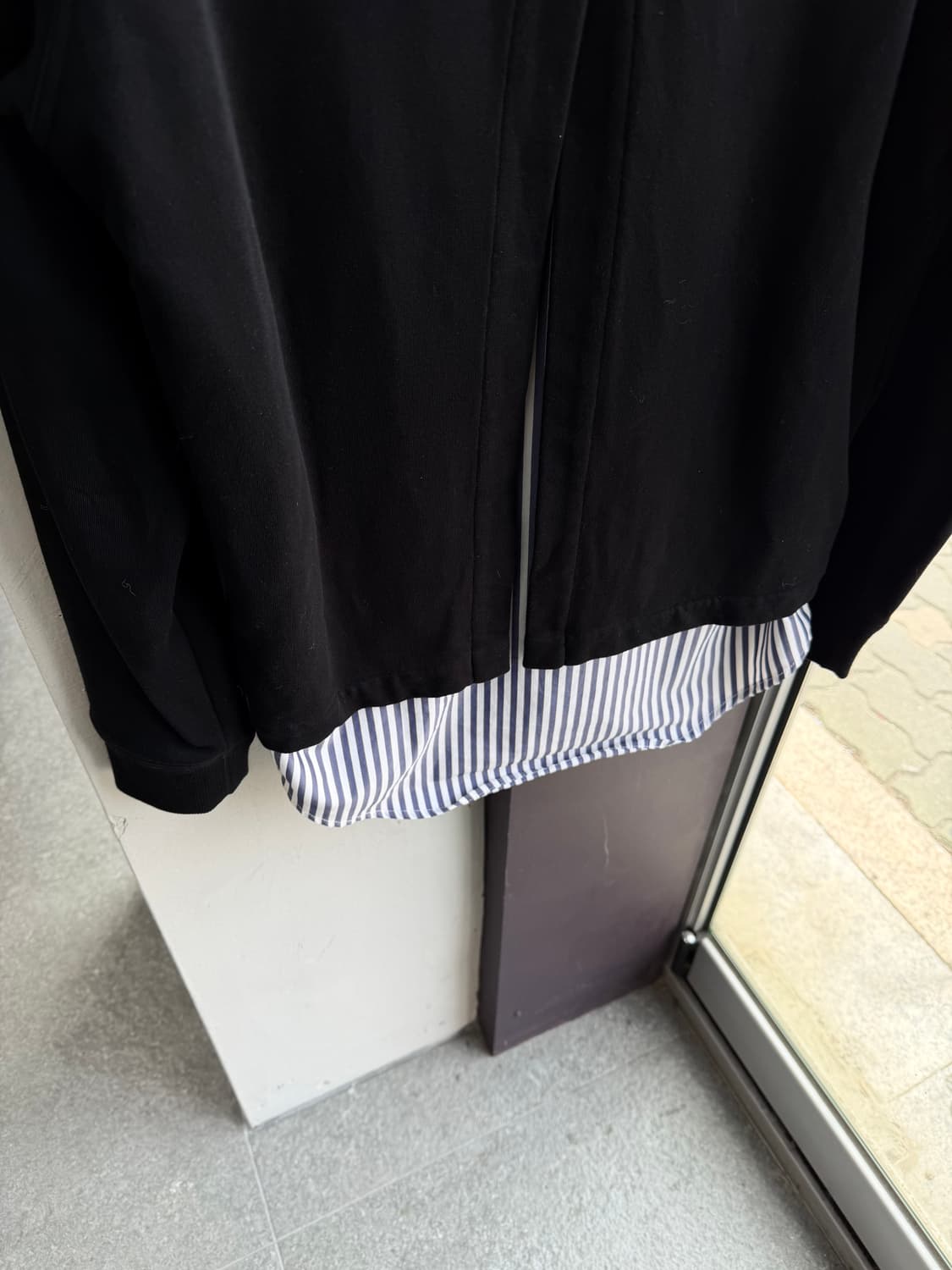 48/ 솔리드옴므 셔츠 레이어 로고 맨투맨 상품이미지8