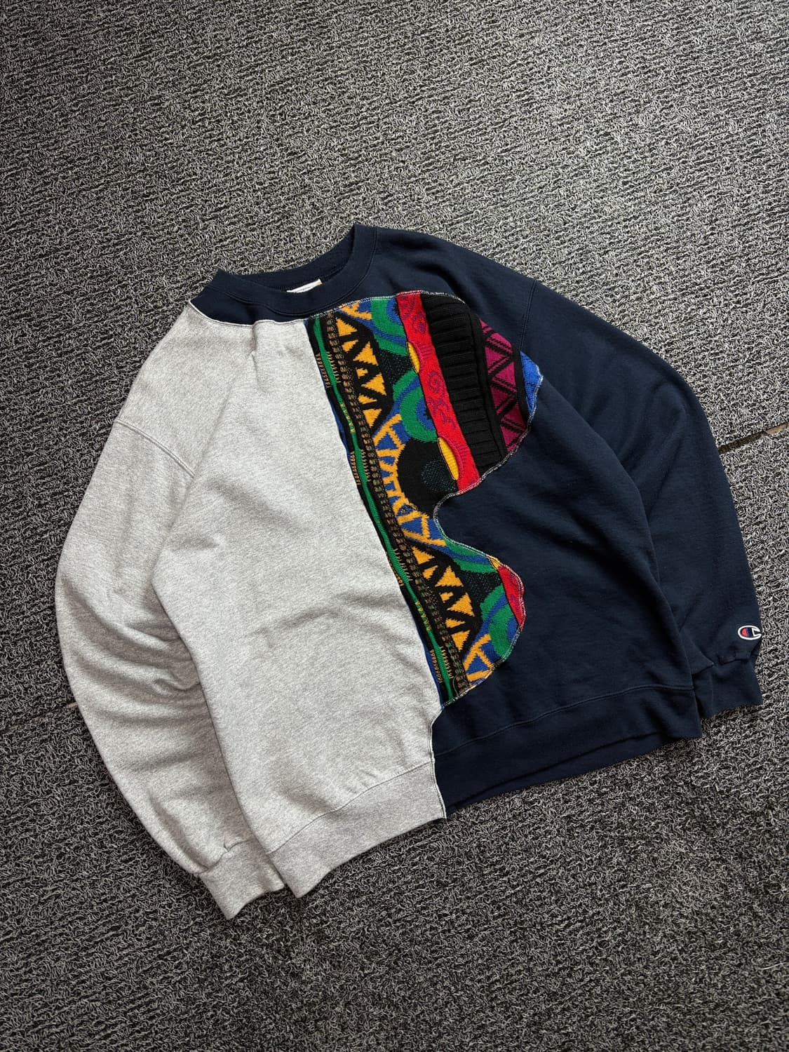 챔피온 케이블니트 믹스업 리메이크 크루넥 2433 상품이미지1