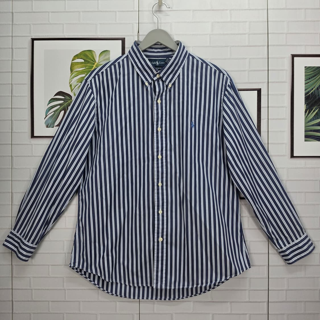 폴로랄프로렌 커스텀핏 스트라이프 긴팔 셔츠 남방 XL사이즈 상품이미지1