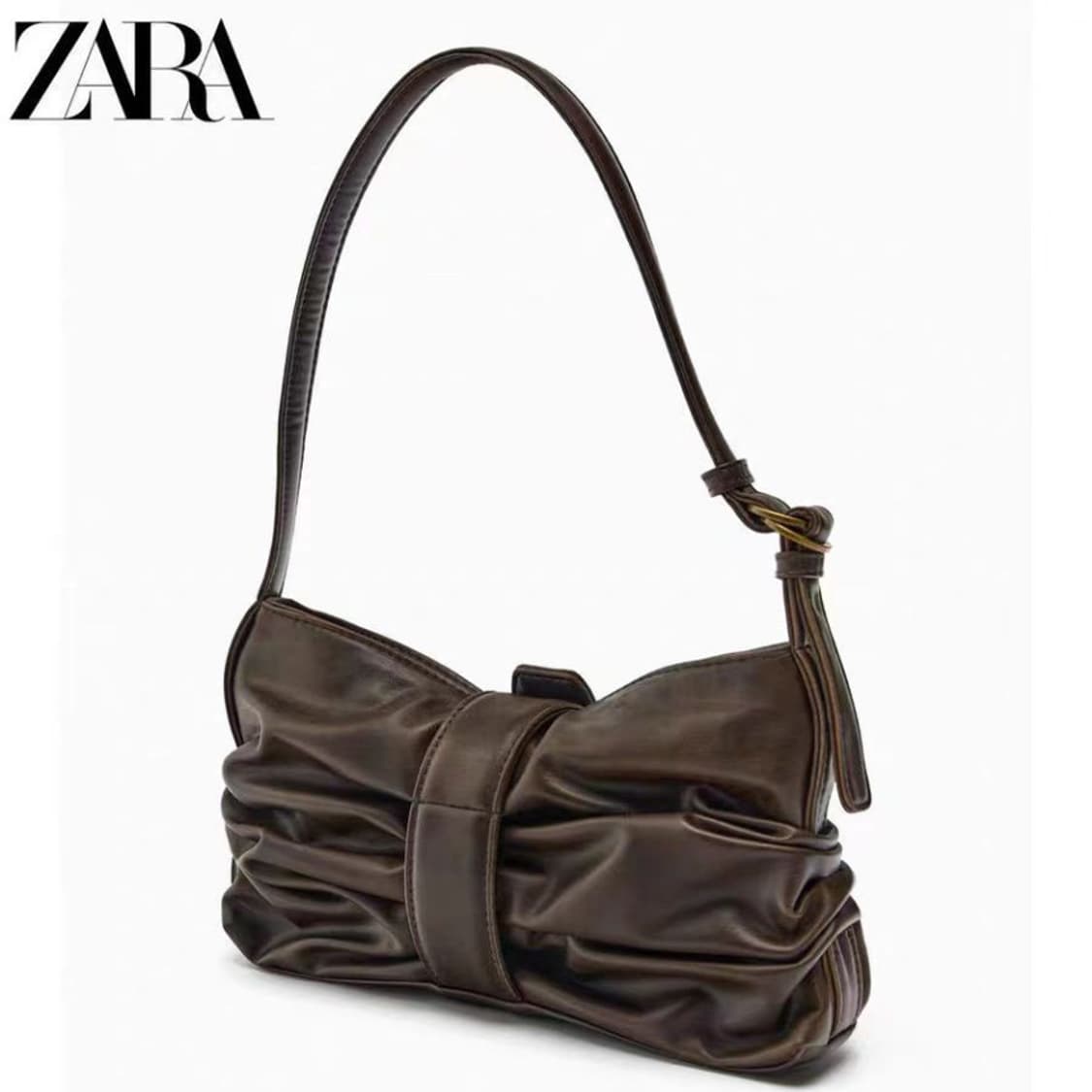 자라 빈티지 셔링 숄더백 상품이미지3