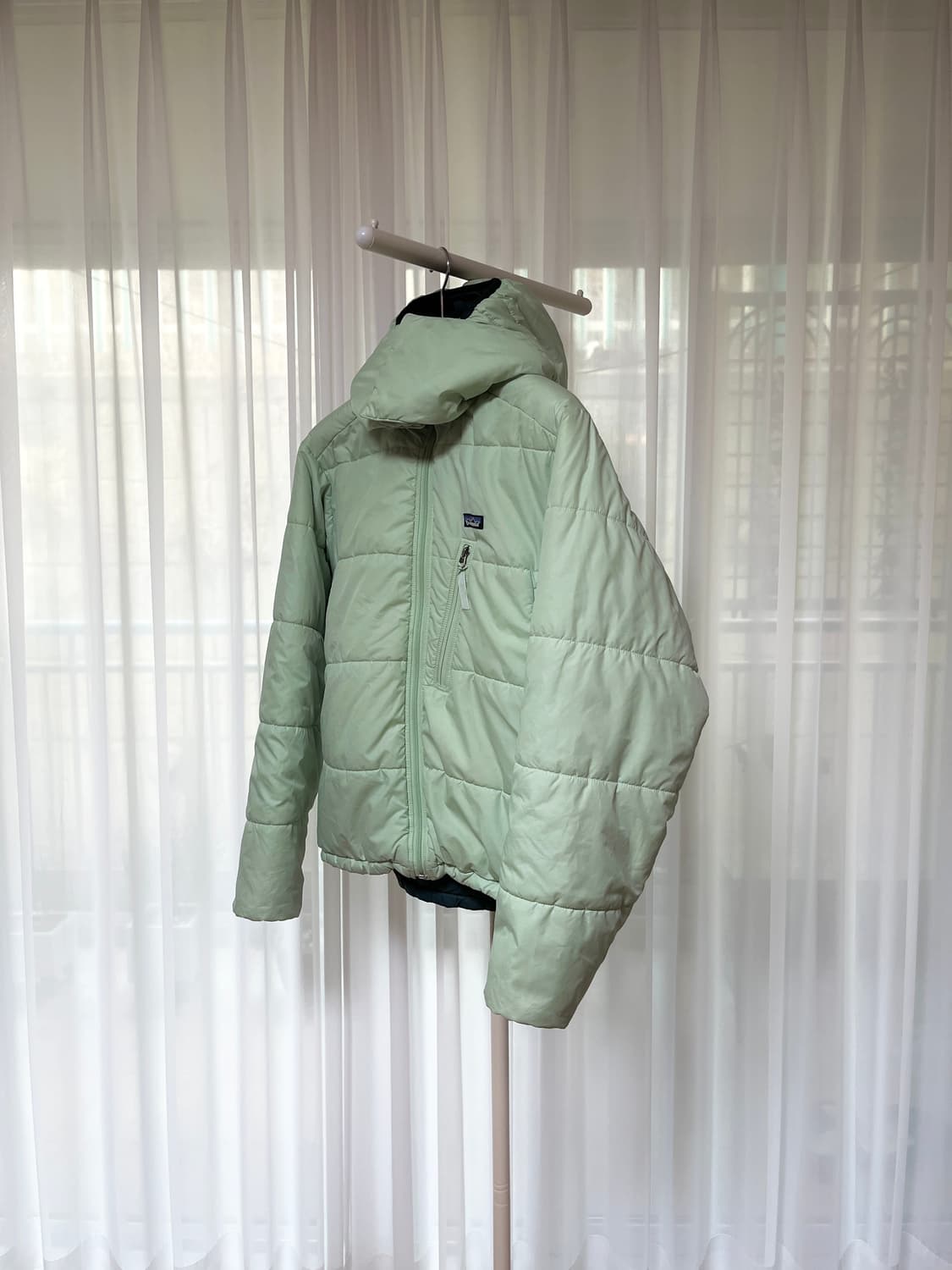 2000s Patagonia hooded puffer L 상품이미지1