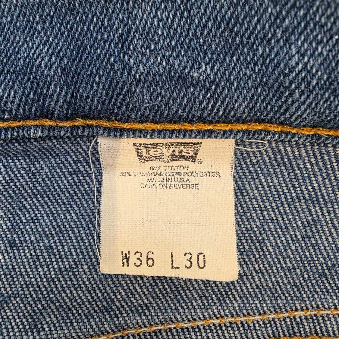 [W36L30]90s 리바이스 USA 517 오렌지탭 부츠컷 데님팬츠 상품이미지4