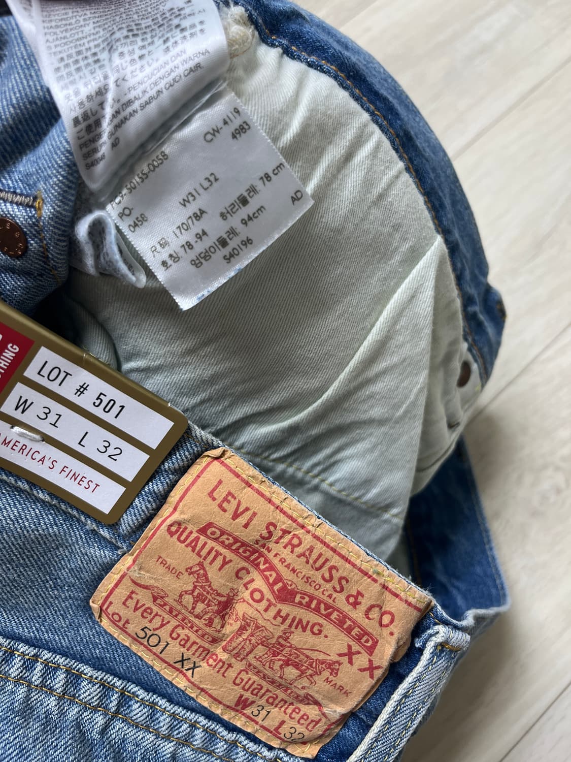 리바이스빈티지클로딩 LVC55501-0058 런어웨이 31X32 새제품 상품이미지7