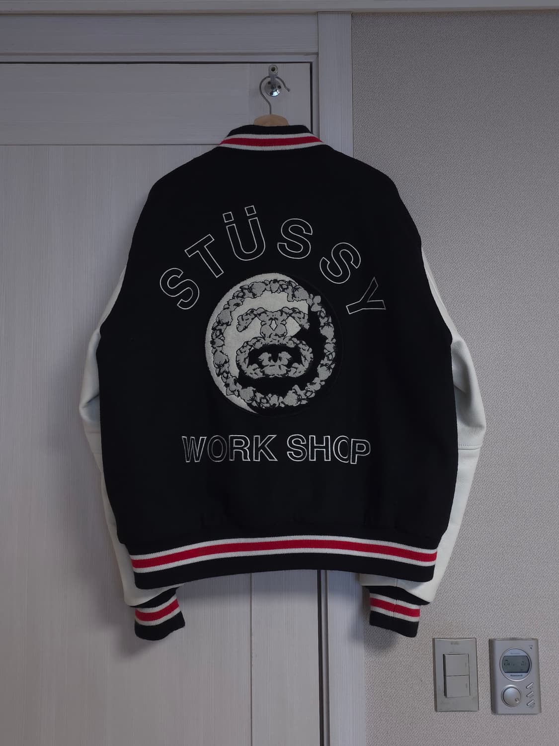 [XL] 스투시 아워레가시 데님티어스 TTL 바시티 자켓 블랙 상품이미지4