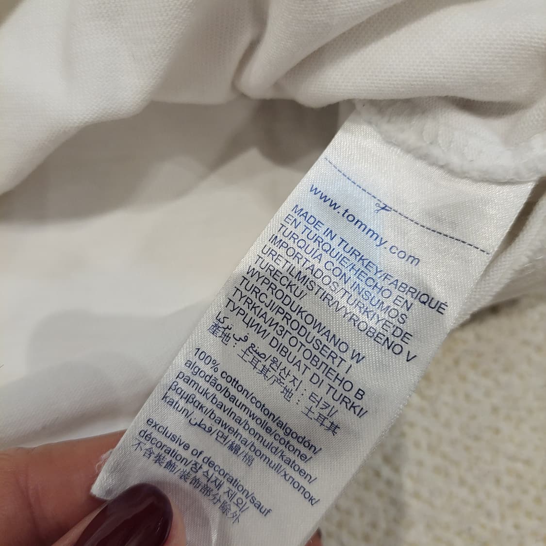 타미힐피거진스티셔츠L 상품이미지3