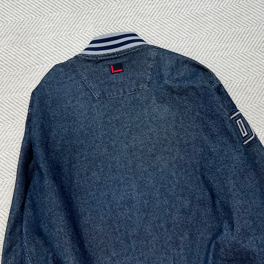 후부 데님 바시티자켓 r2226 상품이미지4