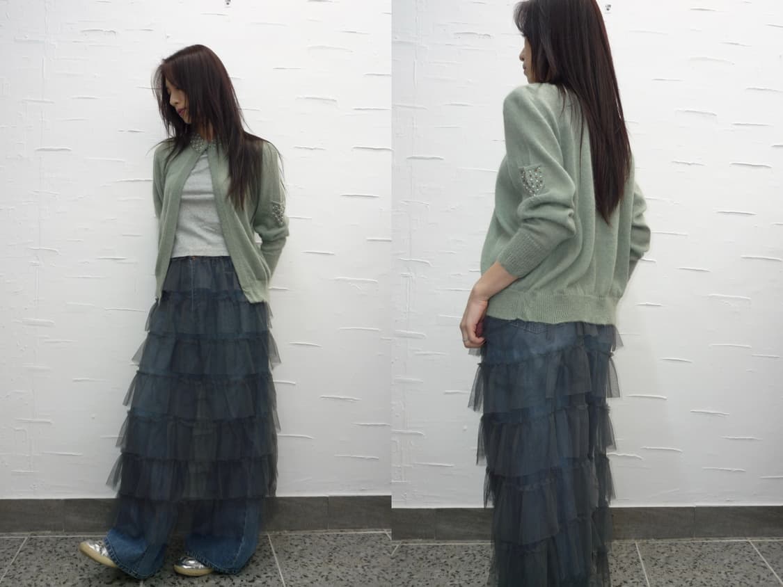 mint one button cardigan 상품이미지2
