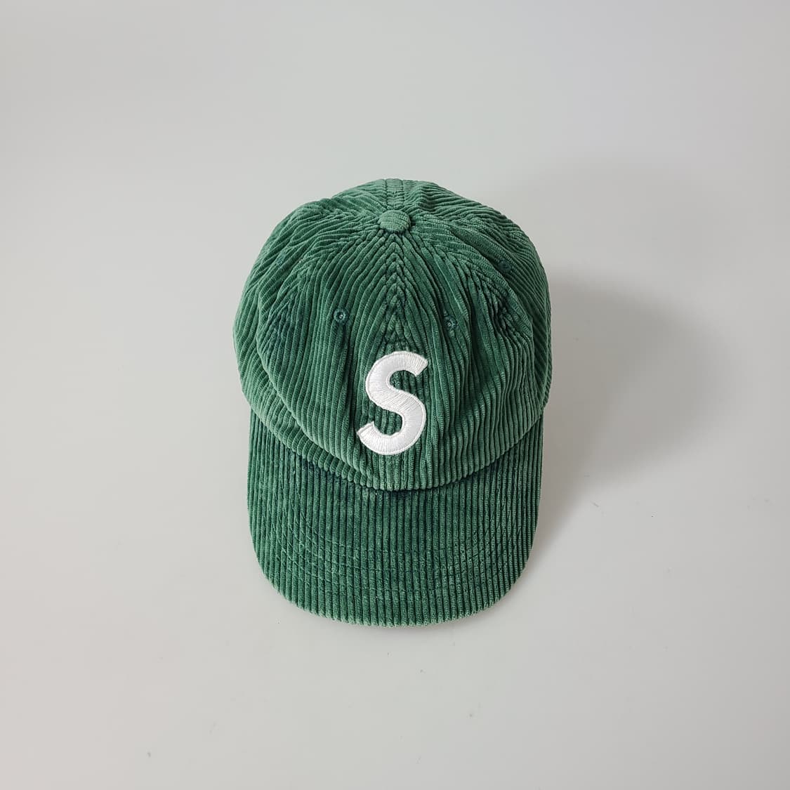 슈프림 23FW 코듀로이 S 로고 6패널 캡 그린  상품이미지5